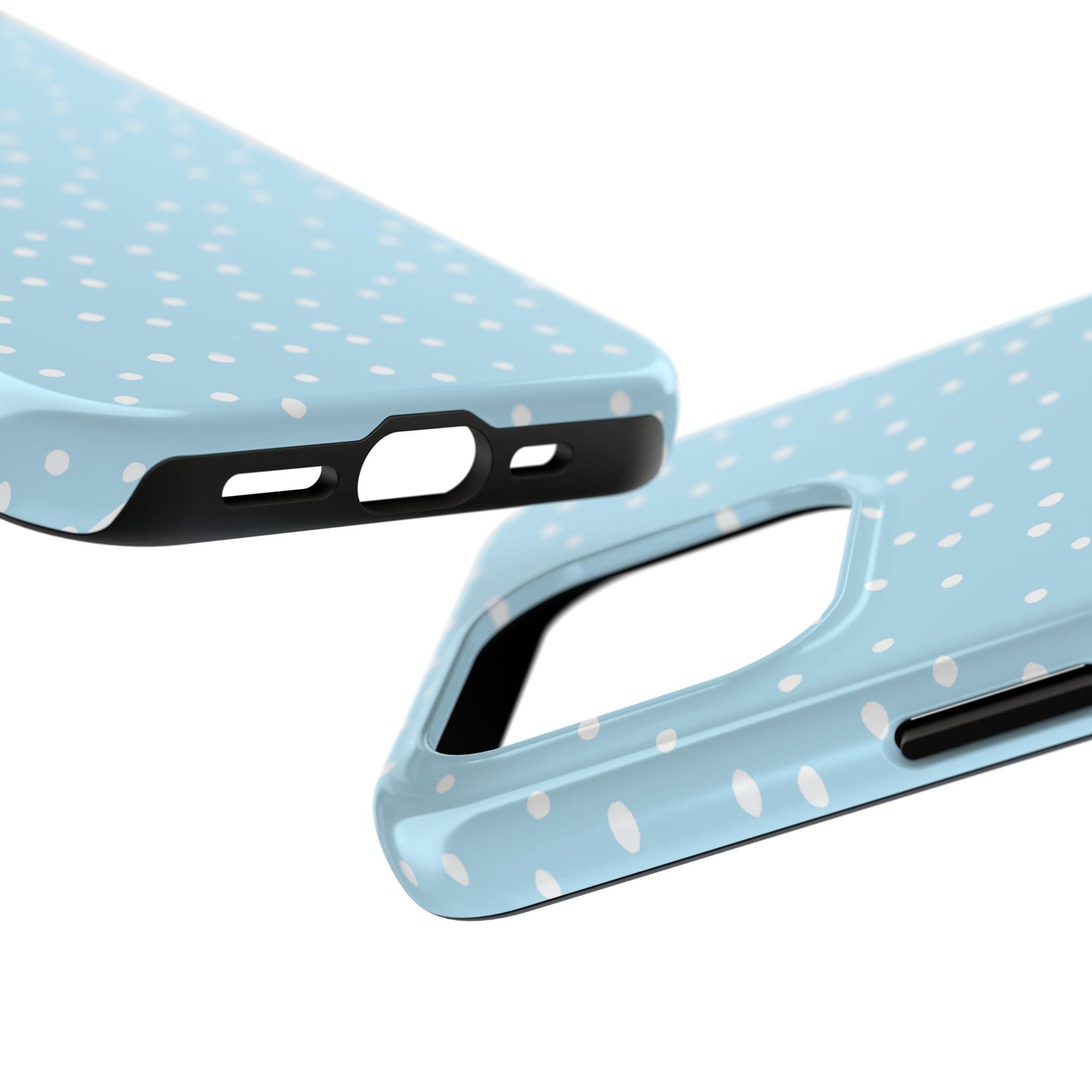 Dinky Dots Aqua / White Phone Case