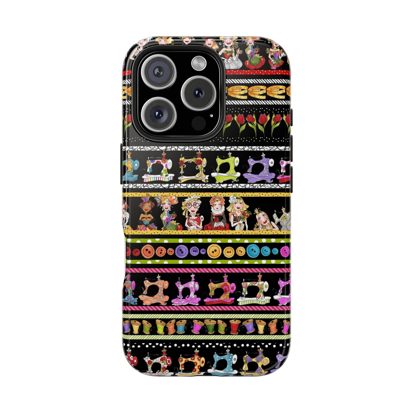 Curious Border Black Phone Case