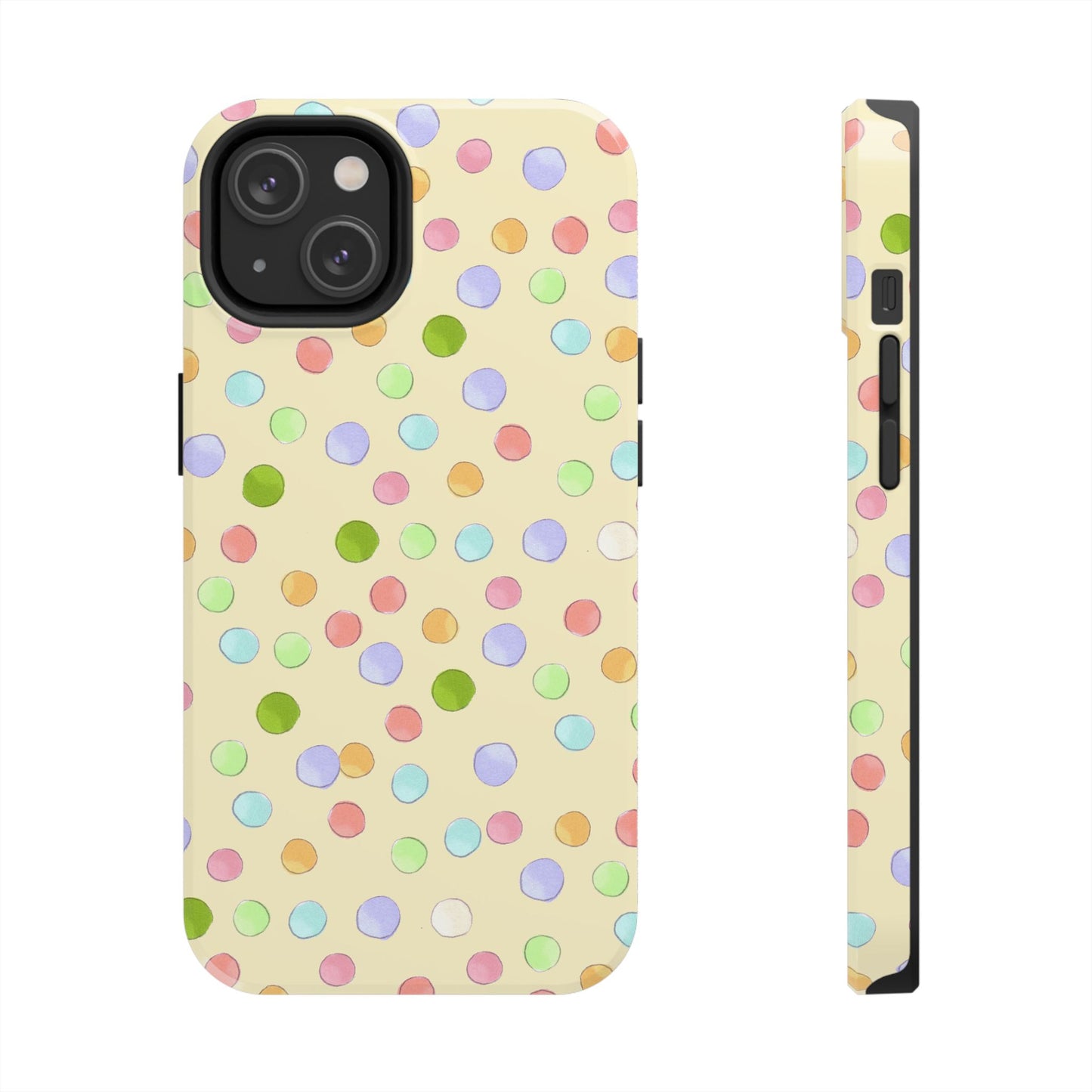 Happy Dots Yellow Phone Case