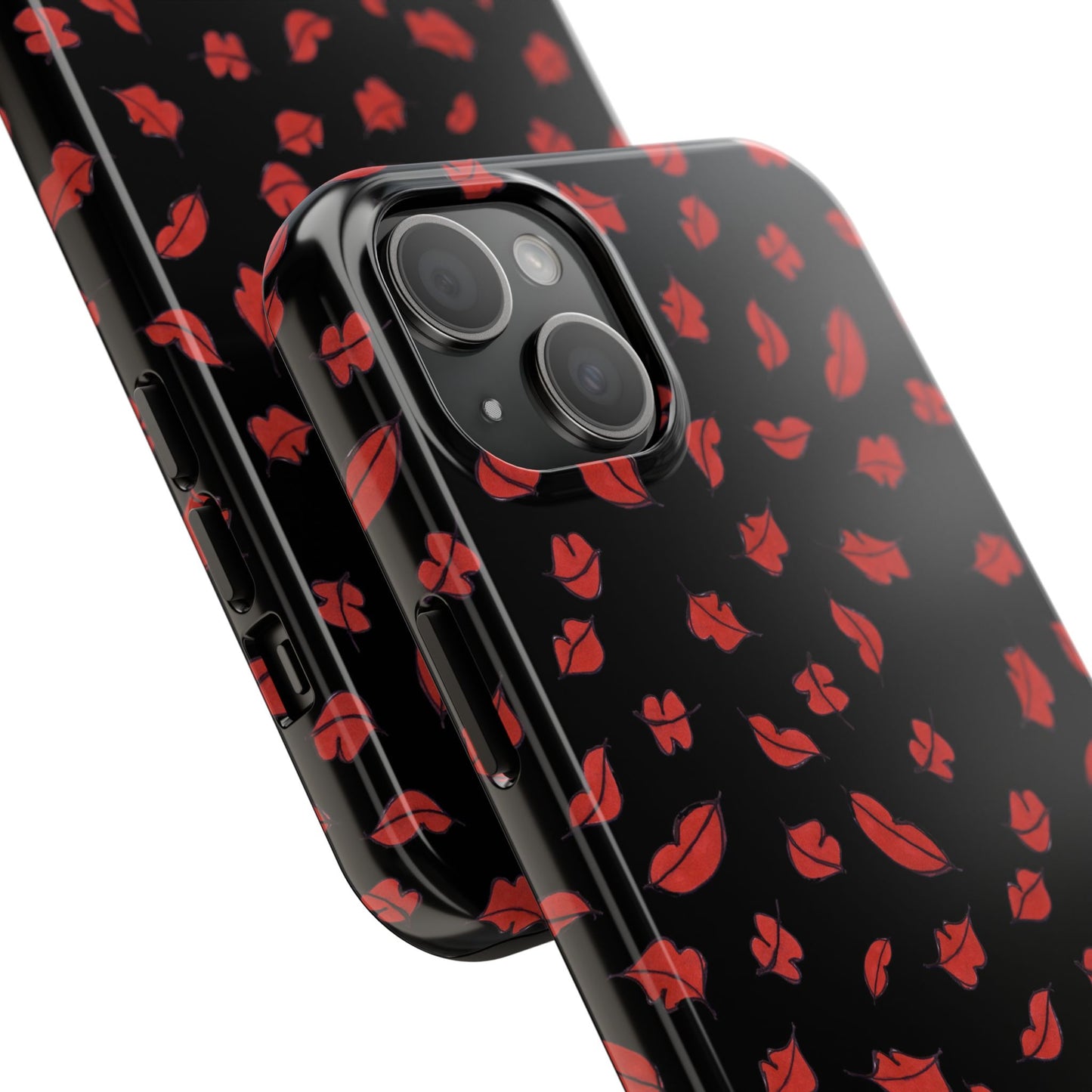 Autumn Lips Black Phone Case