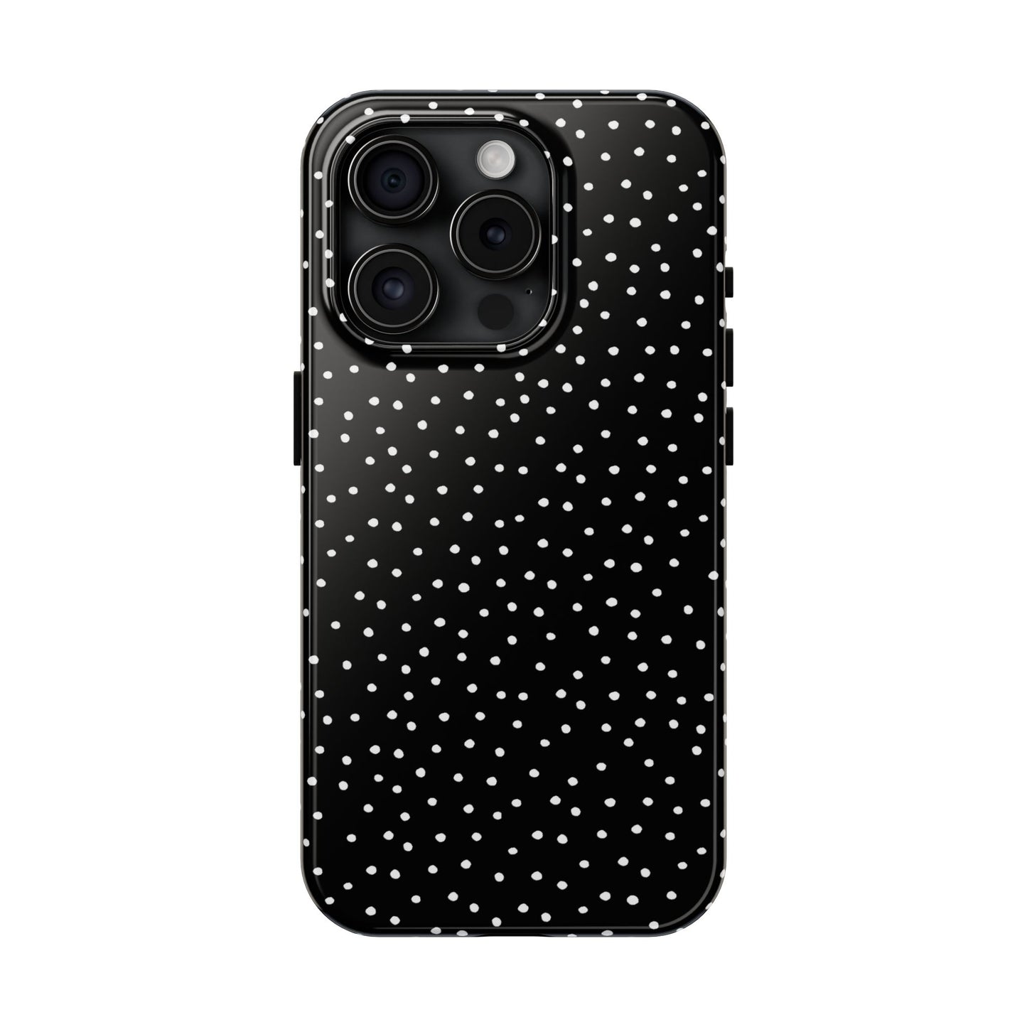 Dinky Dots Black / White Phone Case
