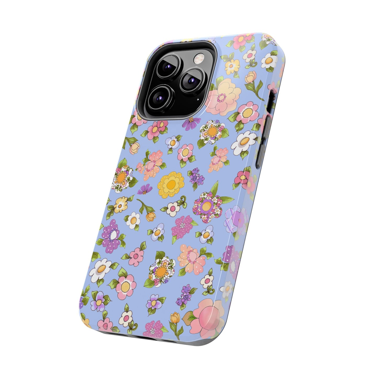 Flowery Blue Phone Case