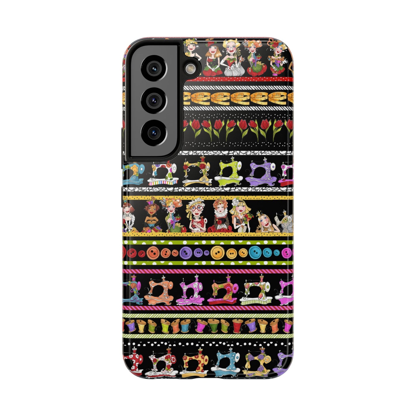 Curious Border Black Phone Case