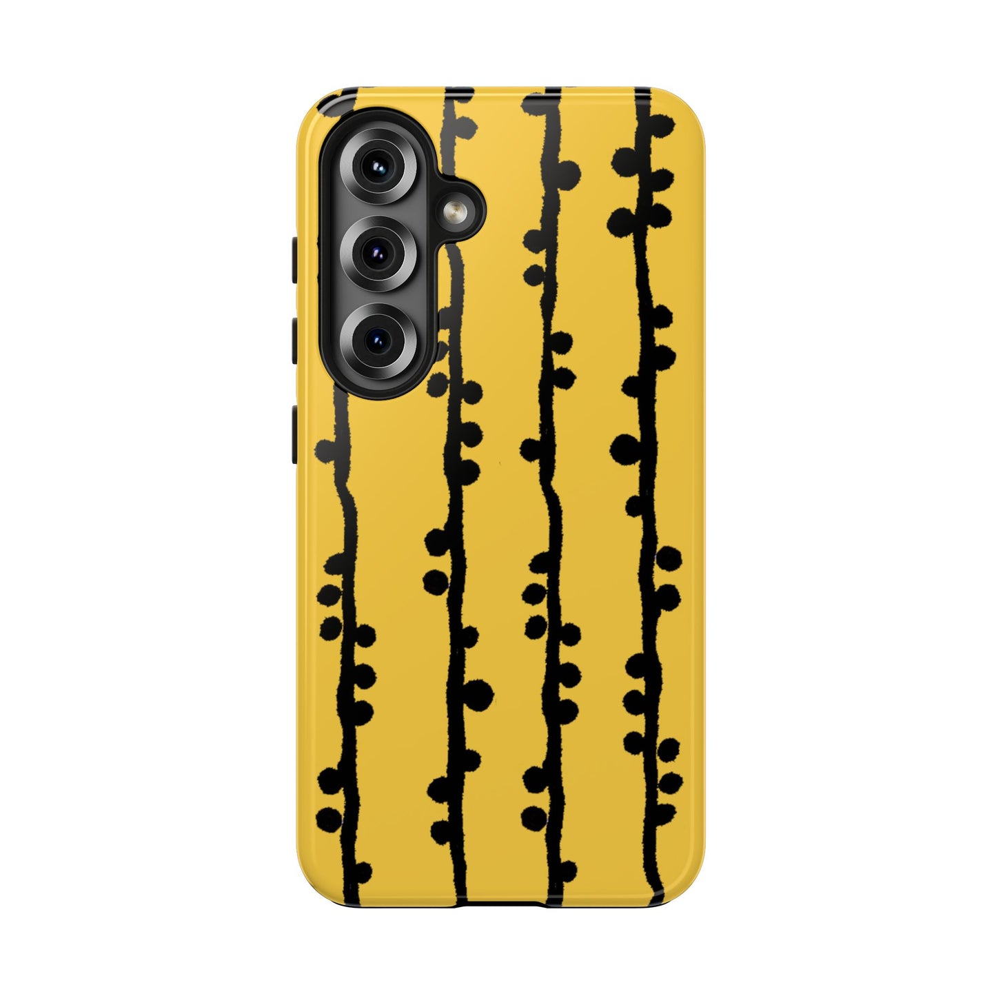 Loopy Stripe Yellow Phone Case