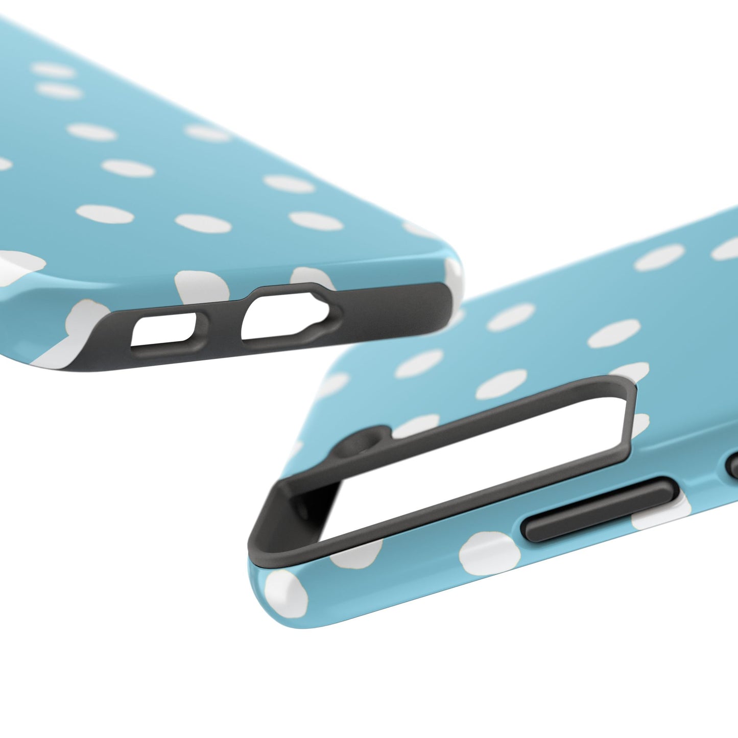 Jumbo Dots Turquoise / White Phone Case