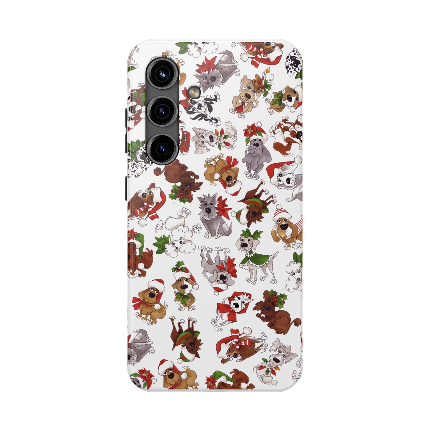 Doggie Toss White Phone Case