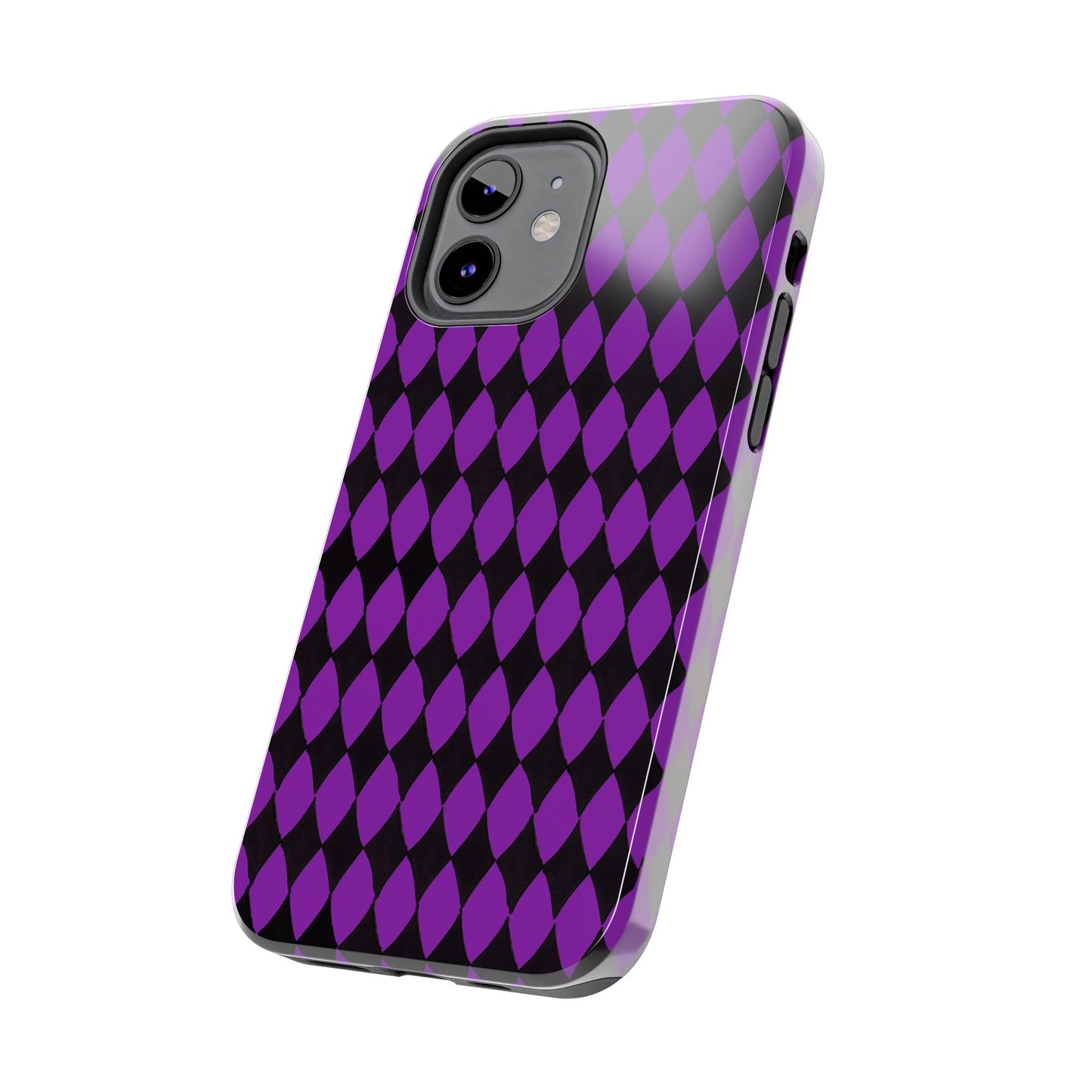 Diamond Purple / Black Phone Case