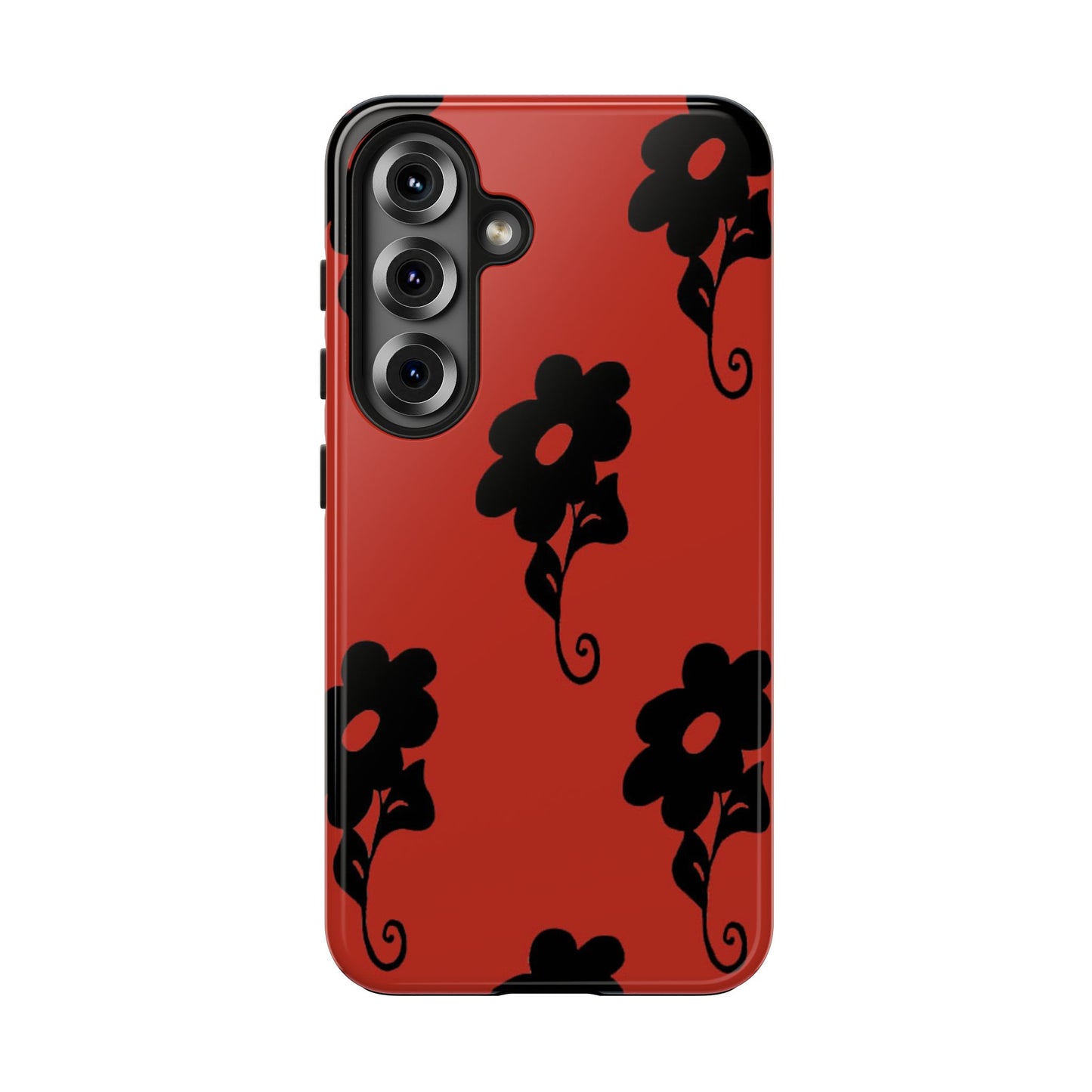 Daring Daisy Red Phone Case