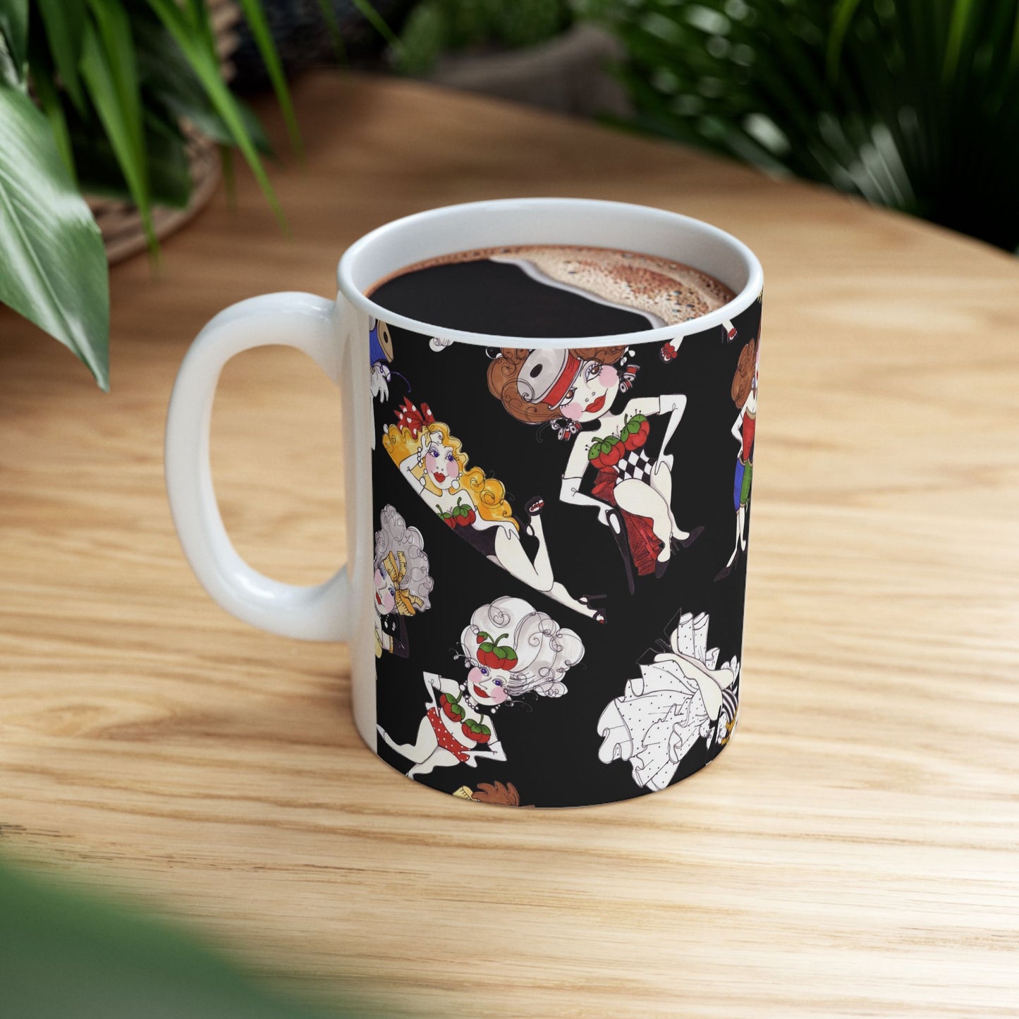 Sew Tossed Black Cup