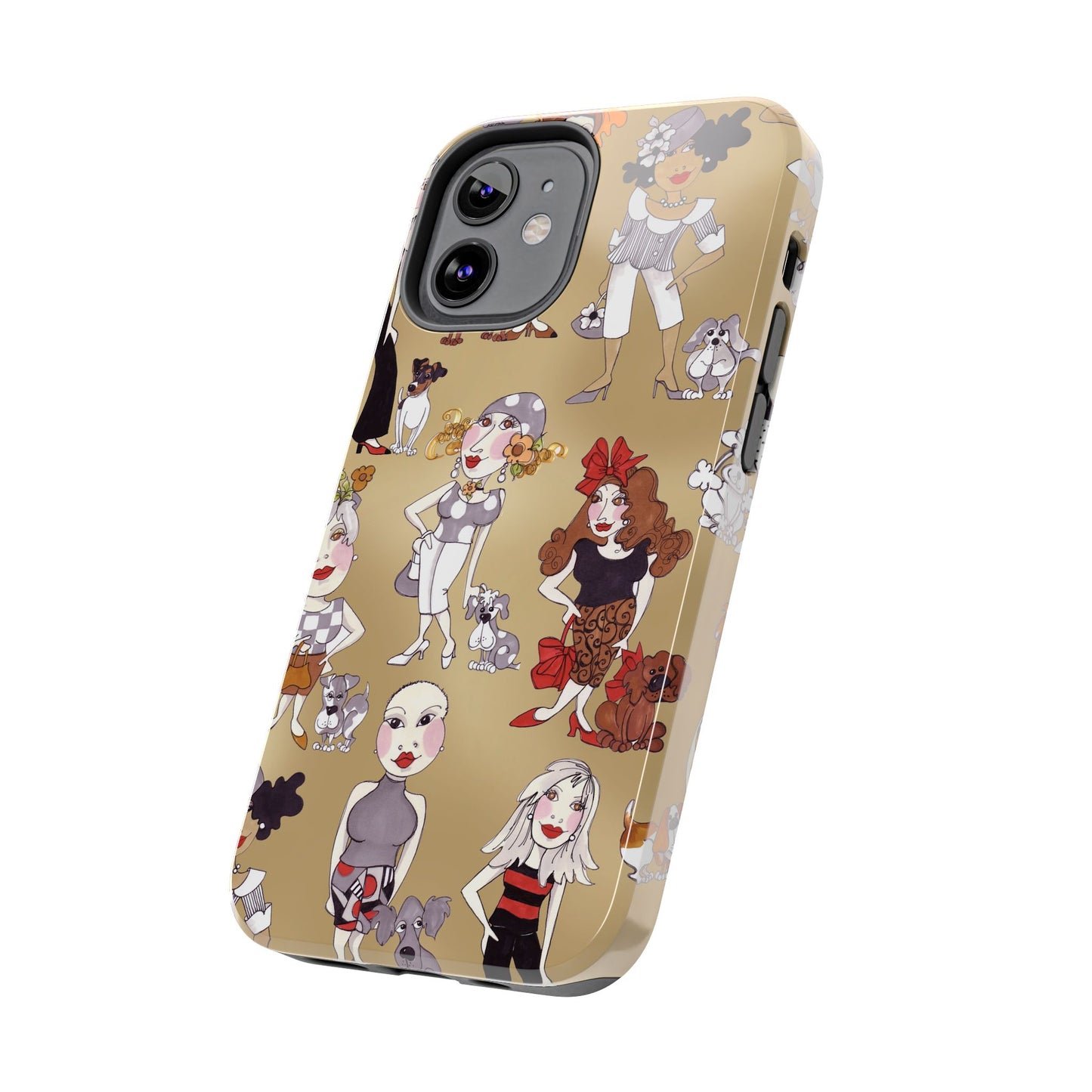 Dog Ladies Tan Phone Case