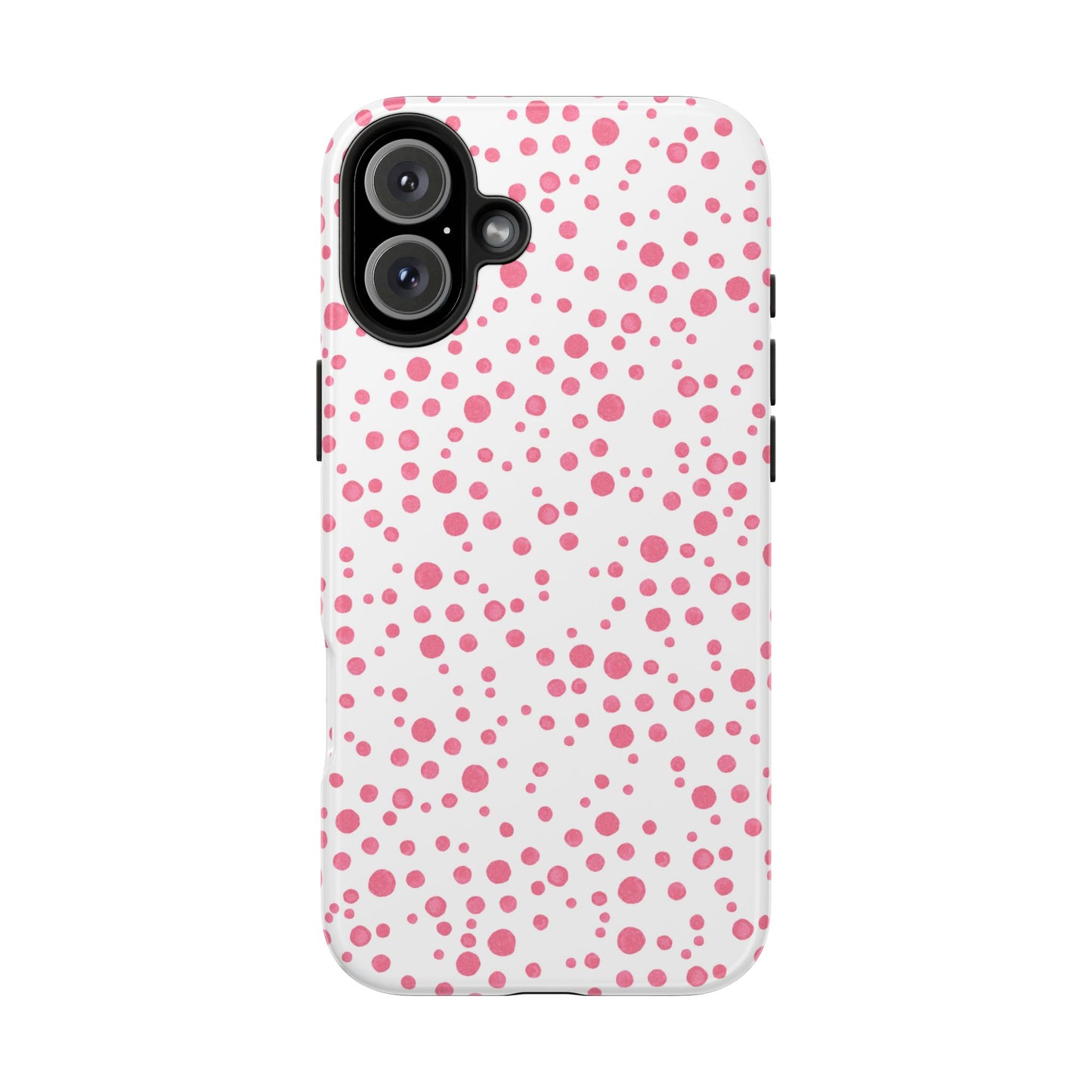 Balloon Dots White / Pink Phone Case