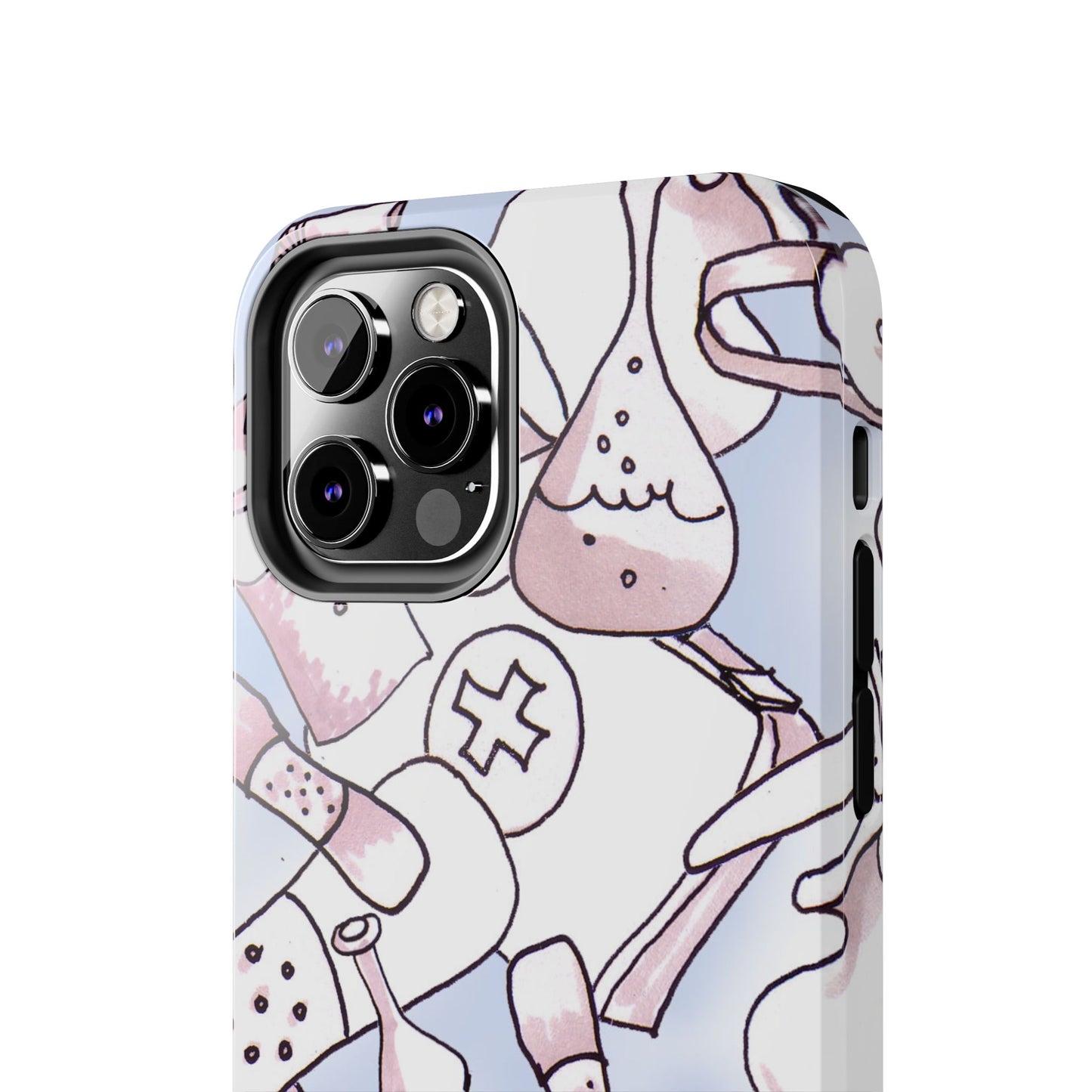 Med Stuff Blue Phone Case