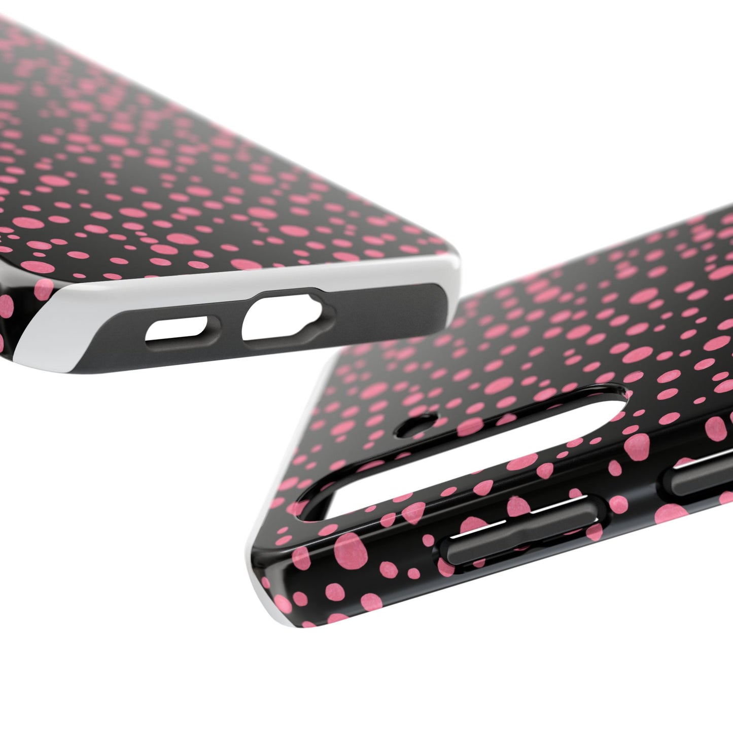 Balloon Dots Black / Pink Phone Case