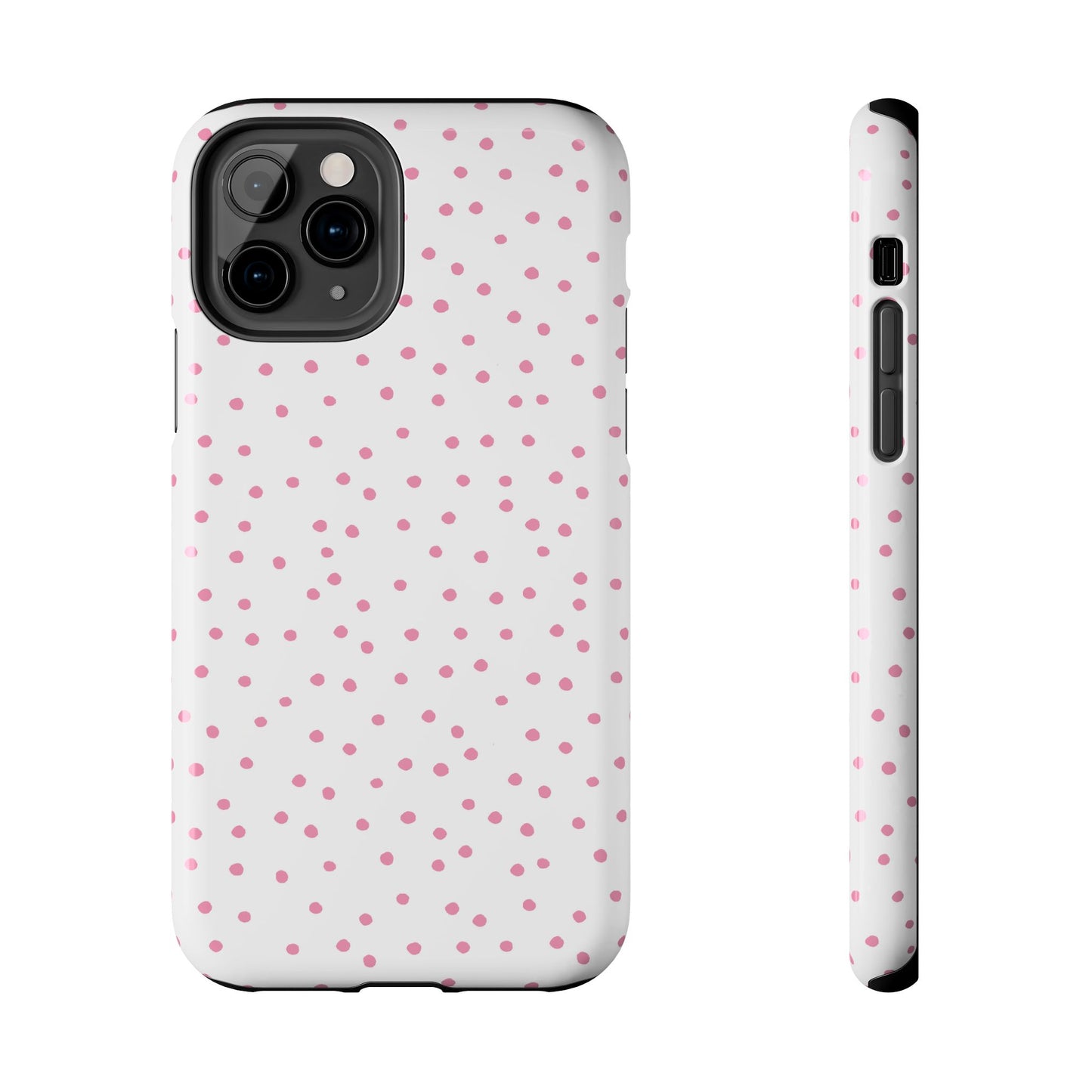 Dinky Dots White / Pink Phone Case