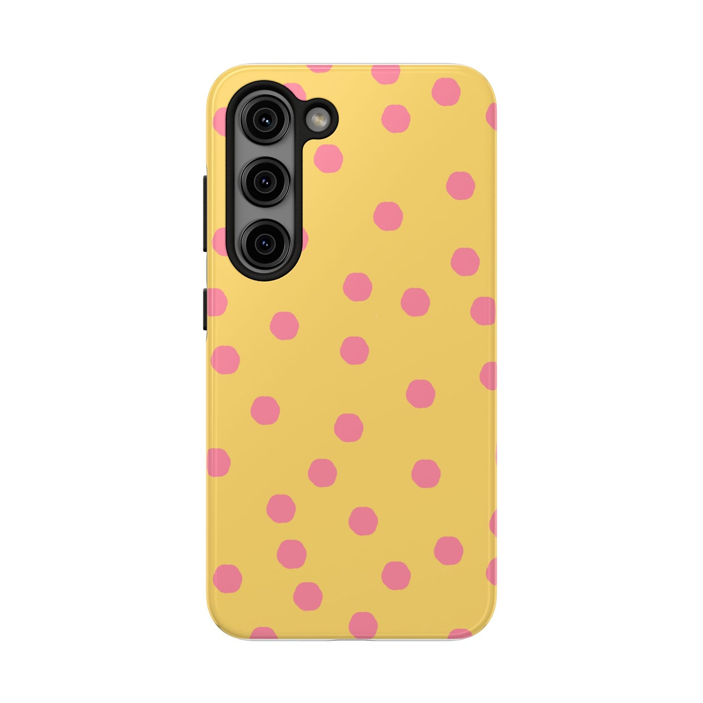 Jumbo Dots Yellow / Pink Phone Case