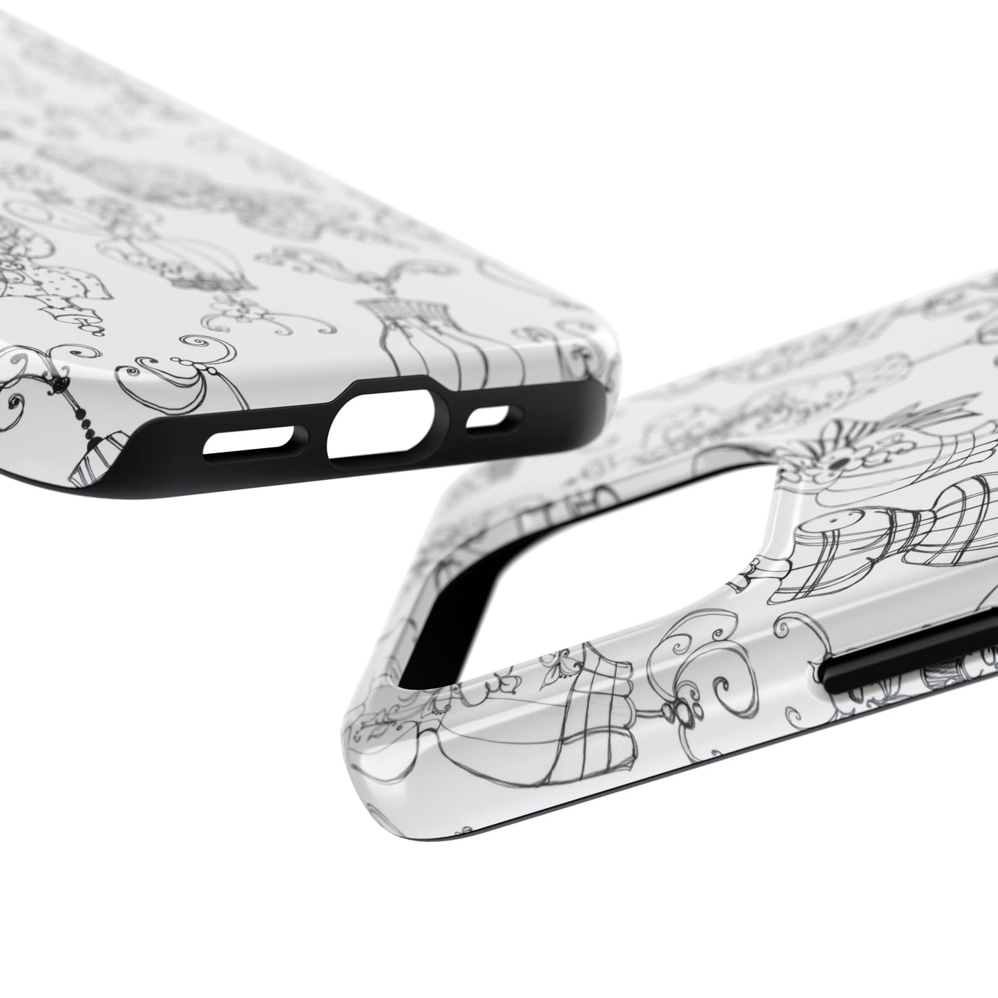 Mannequinique White / Black Phone Case