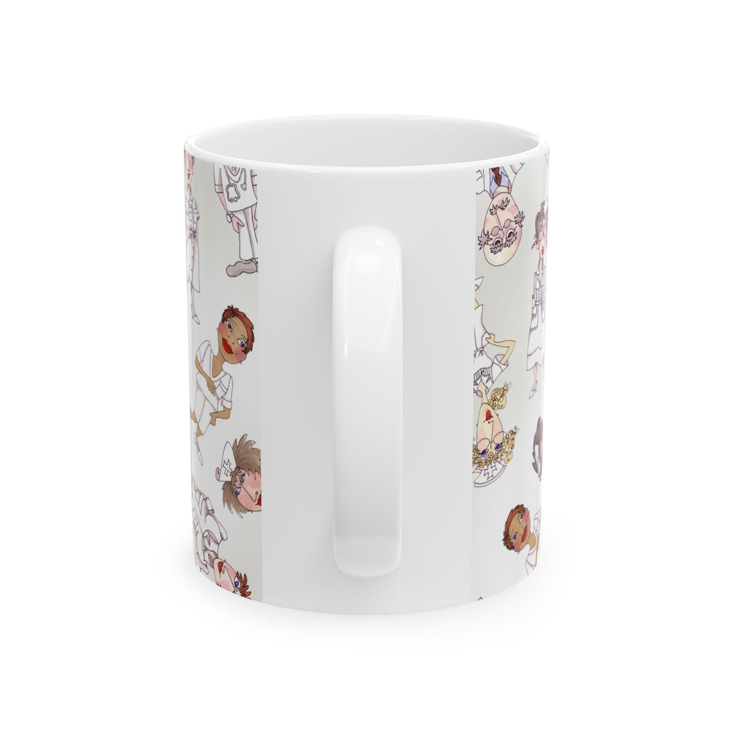 Tossed Nurses Gray Cup