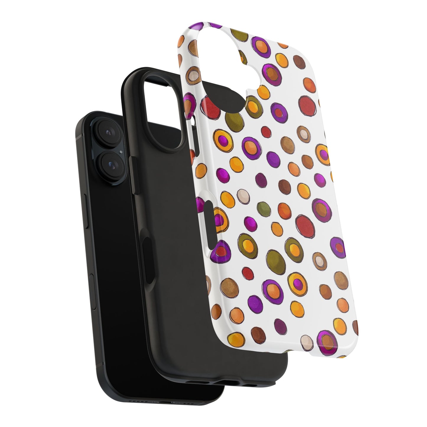 Sesame Dot White Phone Case