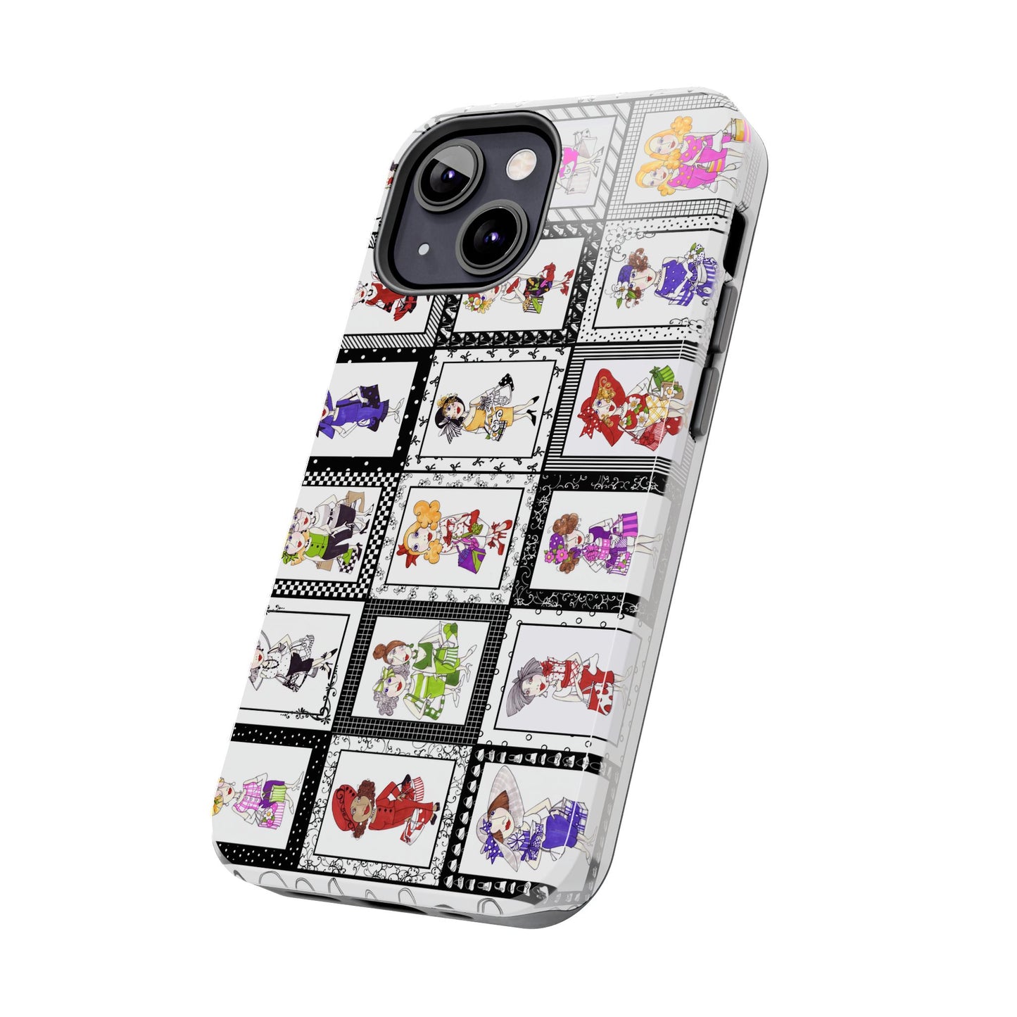 Gone Shopping White / Black Phone Case