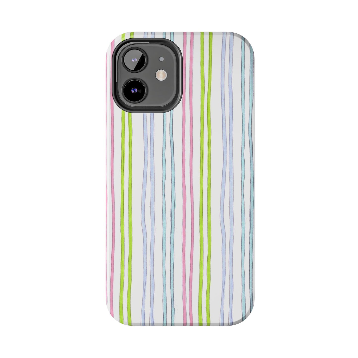 Belle Stripe White Phone Case
