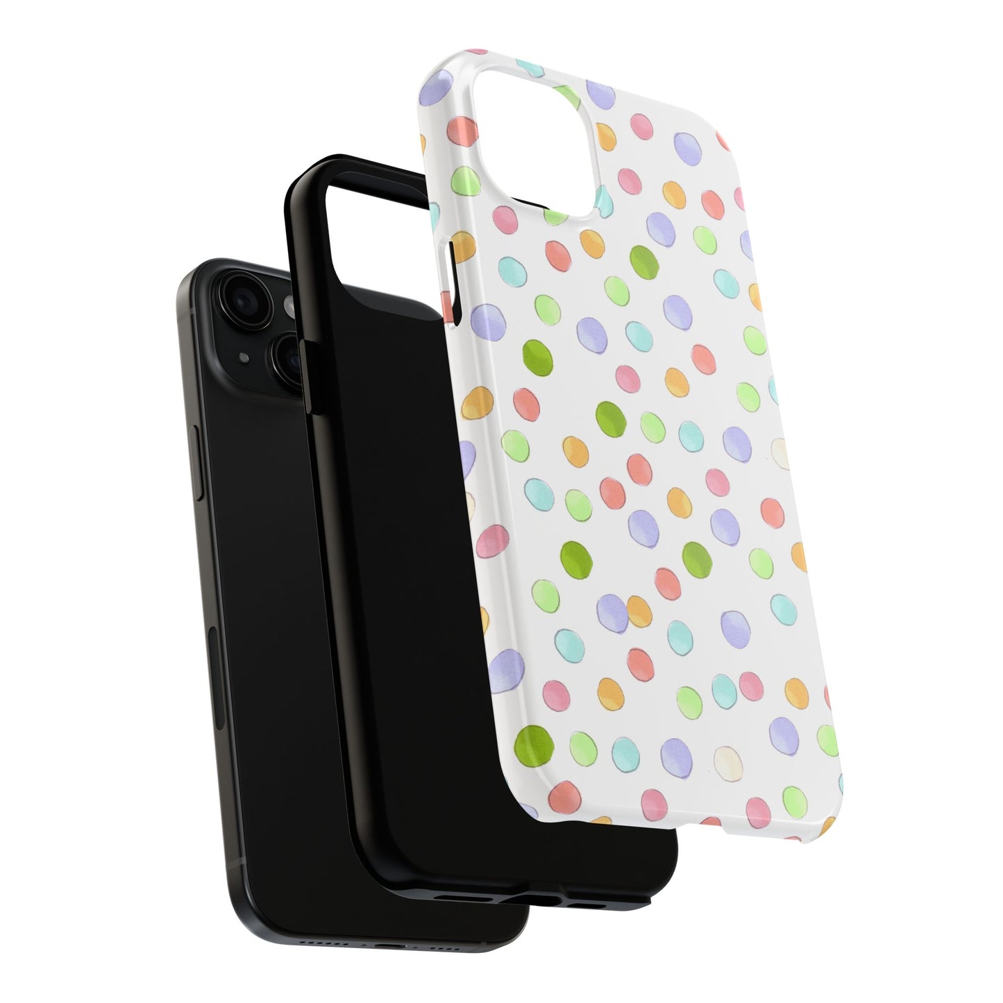 Happy Dots White Phone Case
