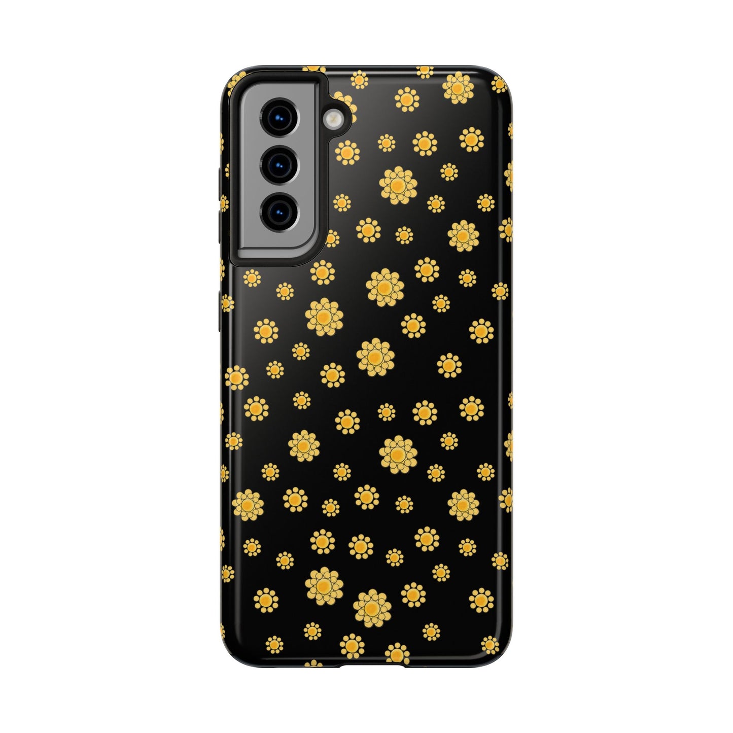 Bandana Dots Black / Yellow Phone Case