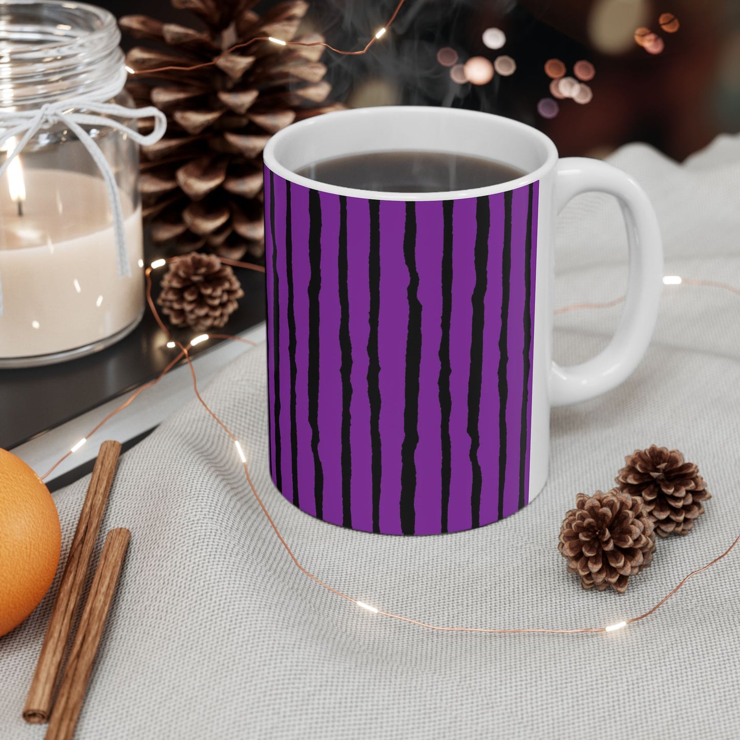 Sorta Stripe Purple / Black Cup