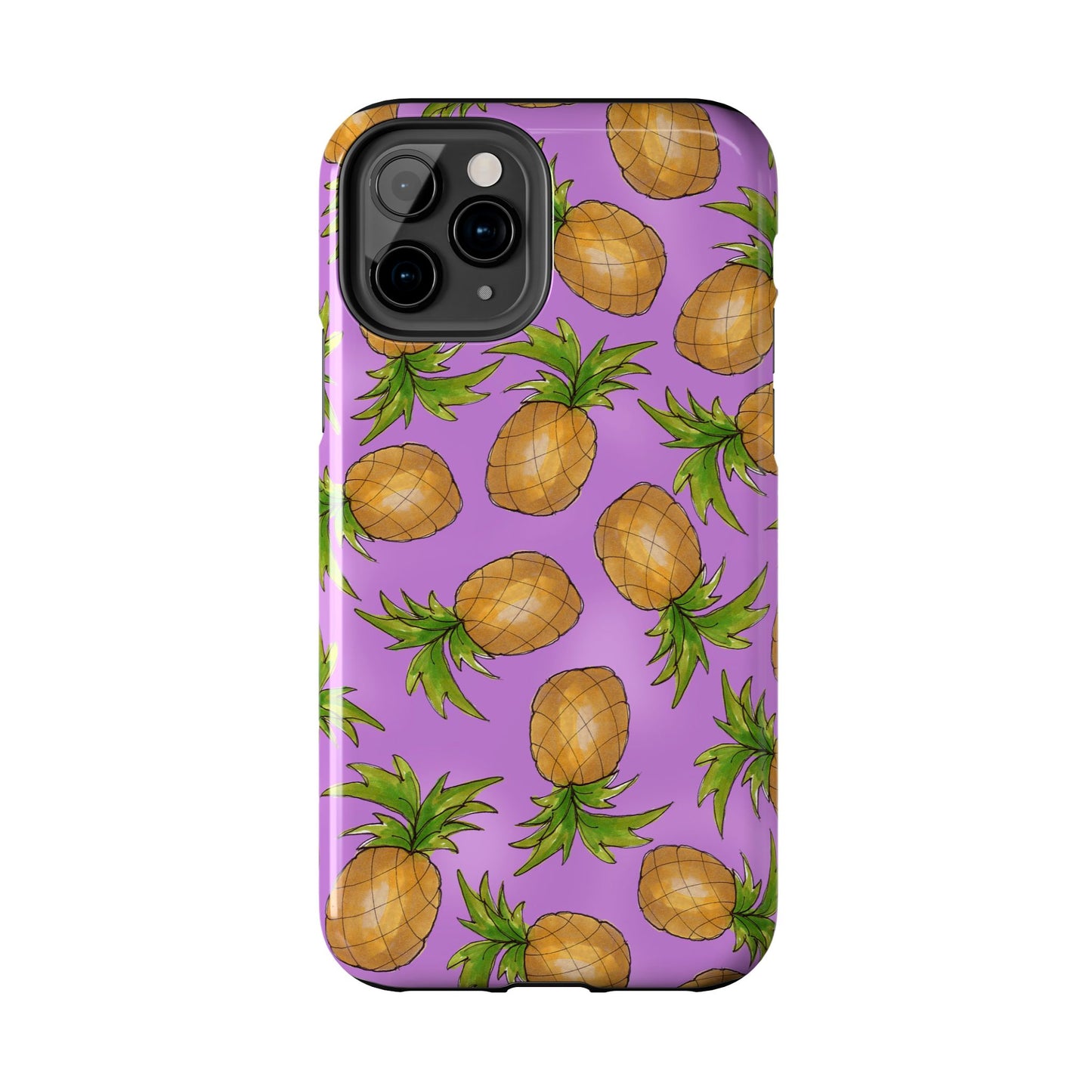 Pineapple Toss Lilac Phone Case