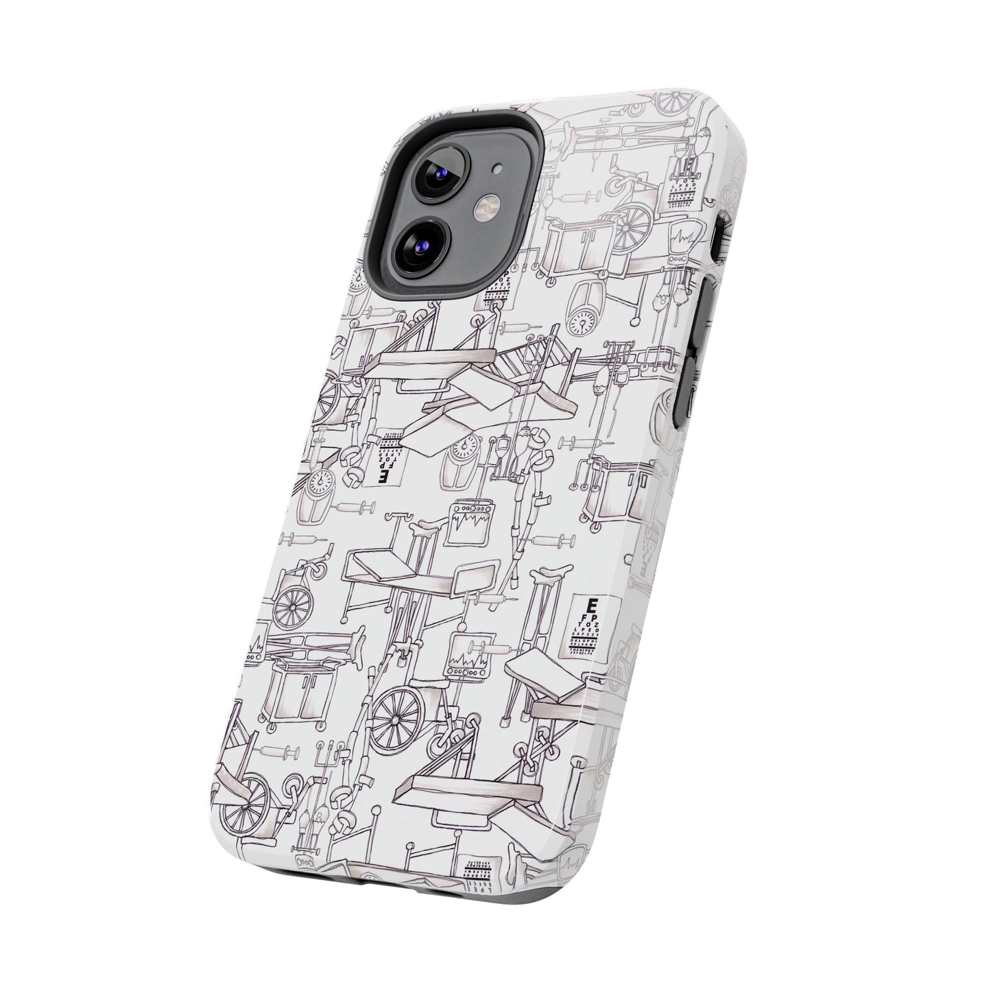 Essentials White / White Phone Case
