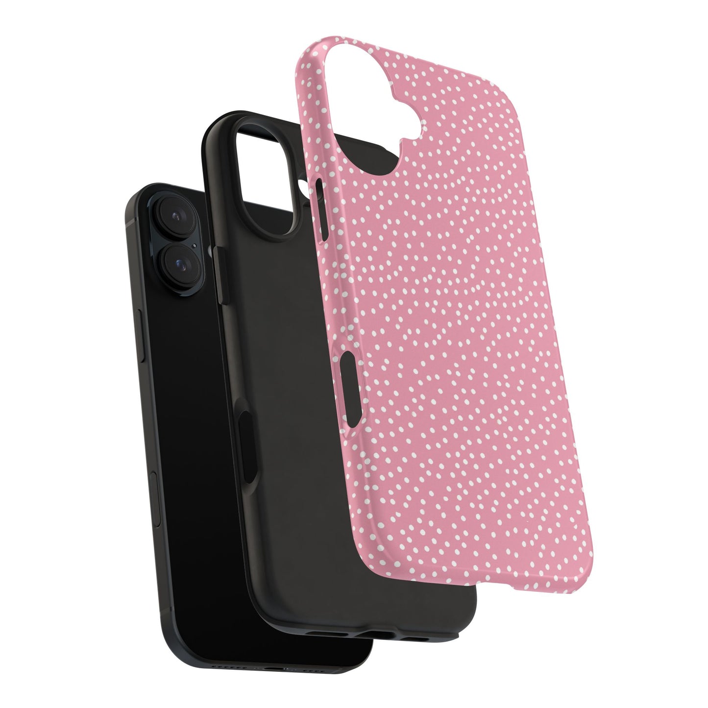 Dottible Pink / White Phone Case