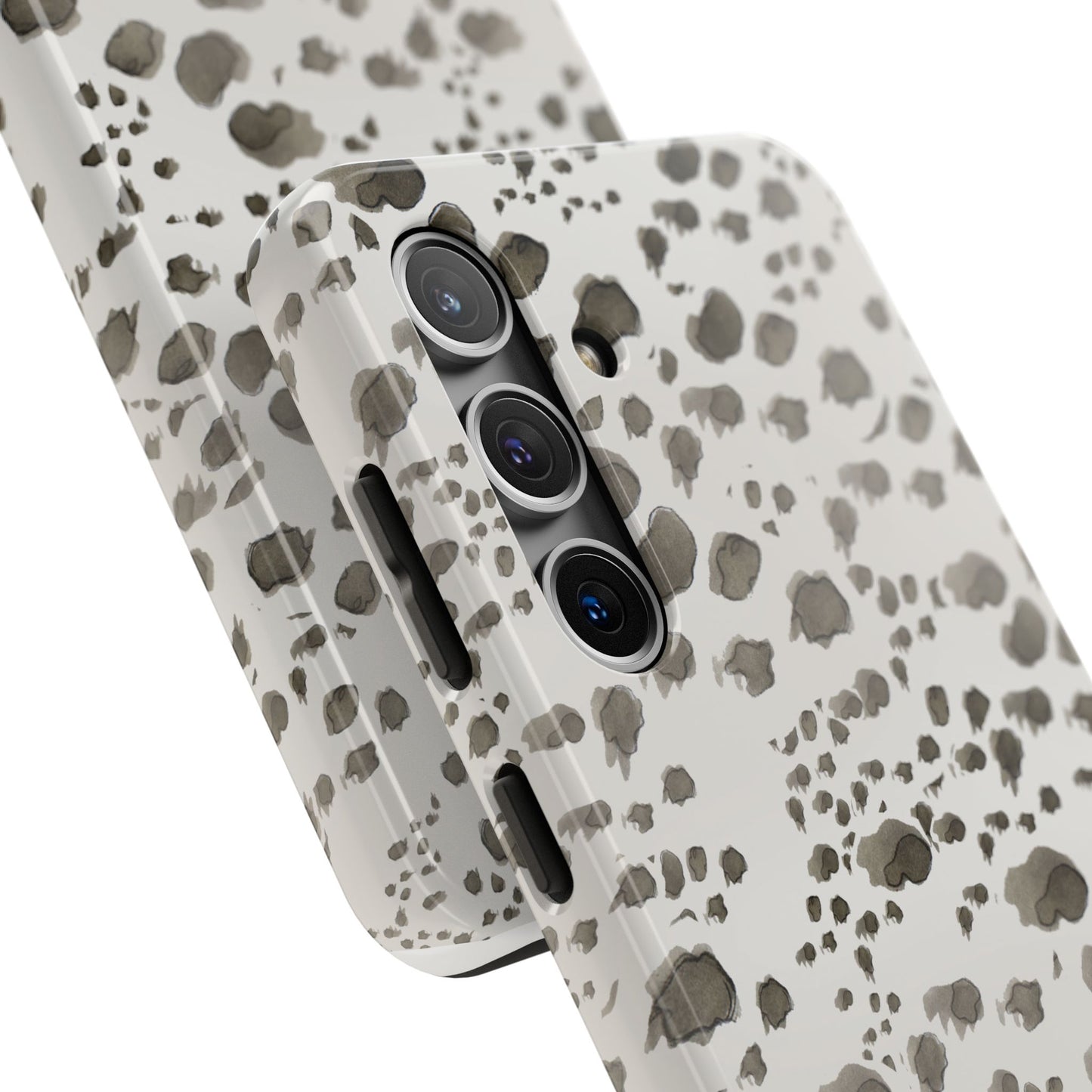 Kitty Dots Gray Phone Case