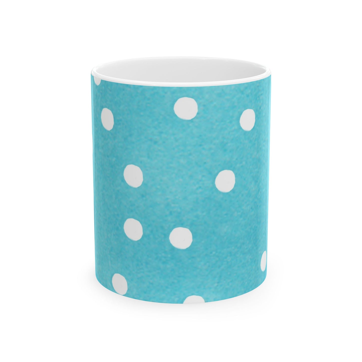 Big Dots Turquoise Cup