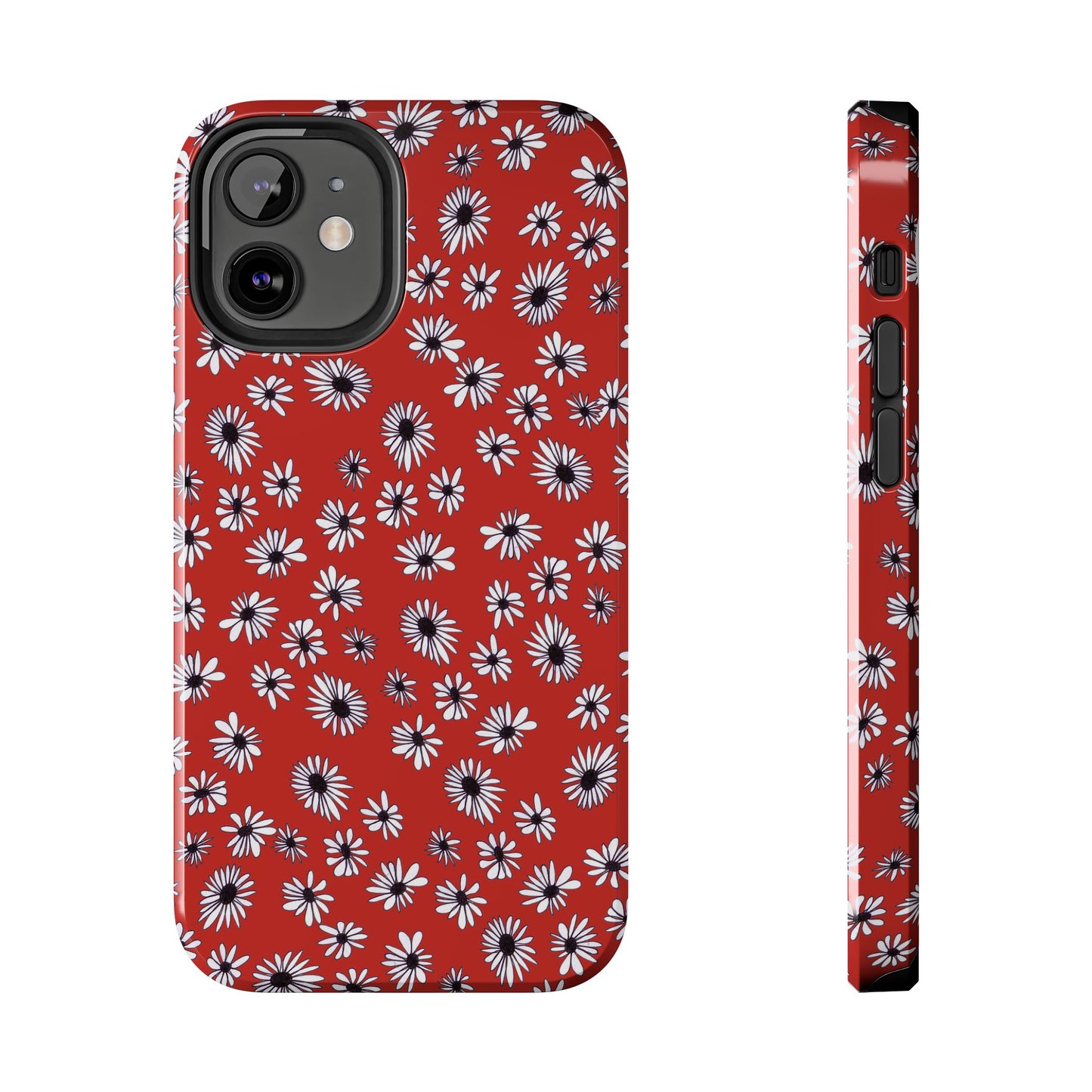 Random Daisy Red / White Phone Case