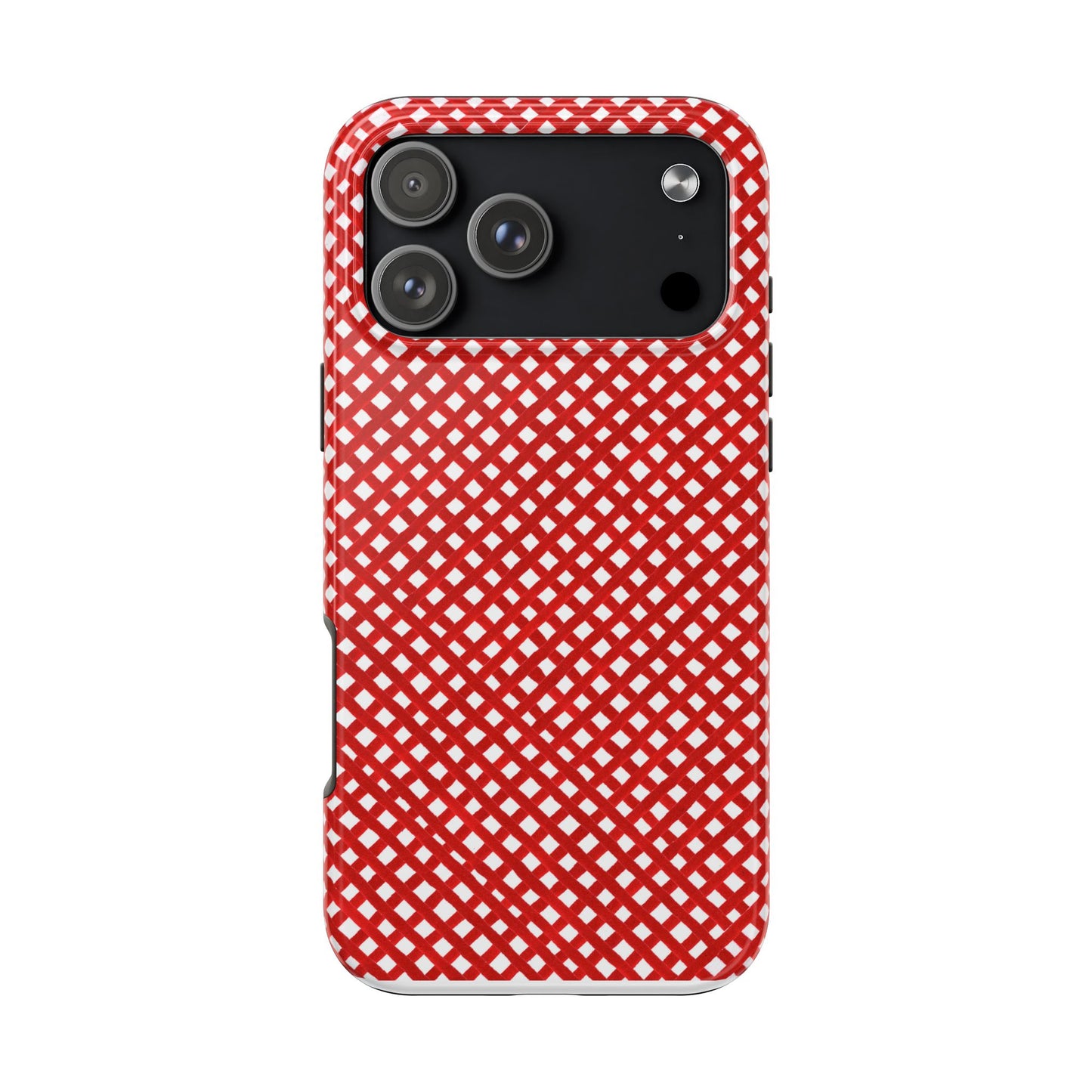 Trellis Check Red Phone Case