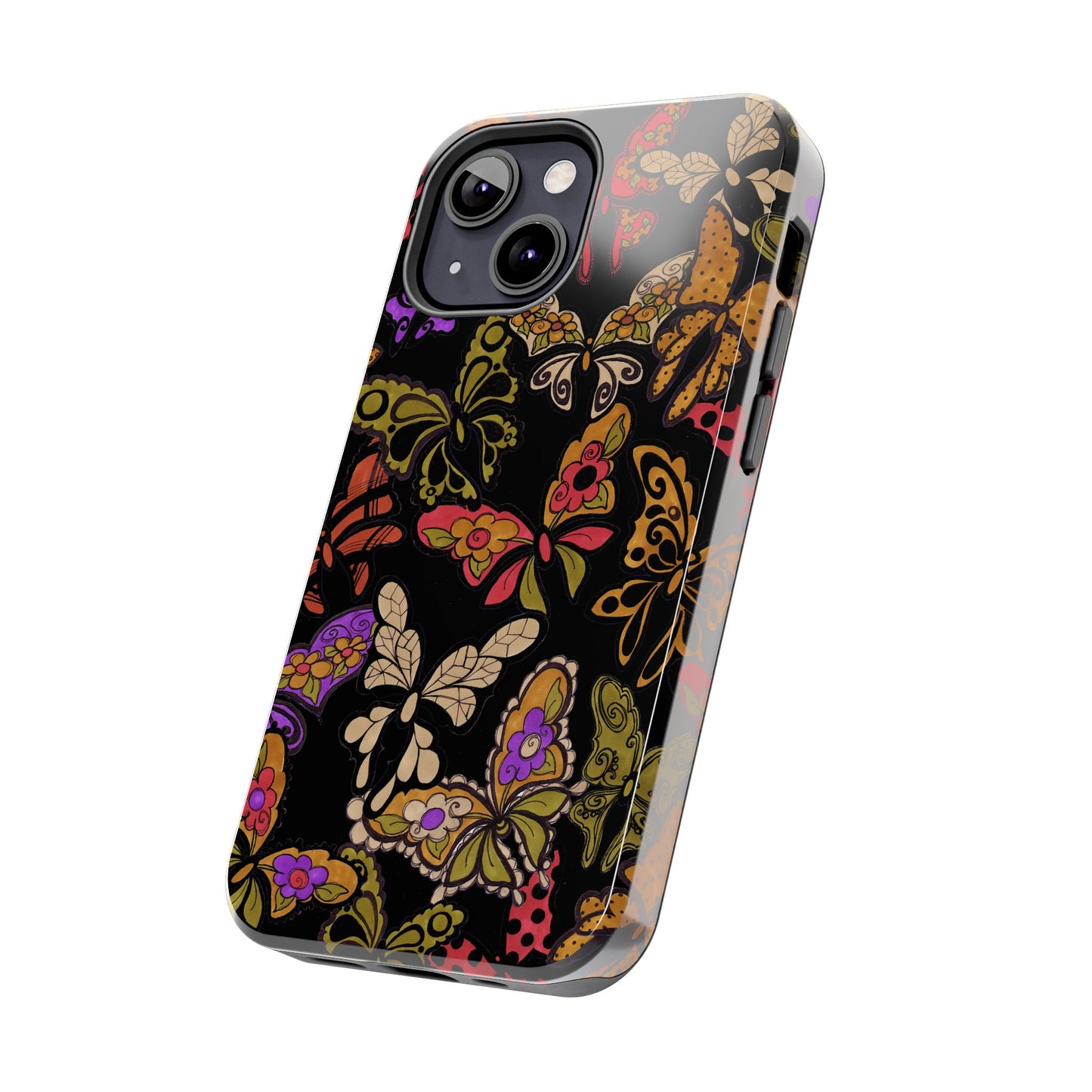 Flighty Black Phone Case