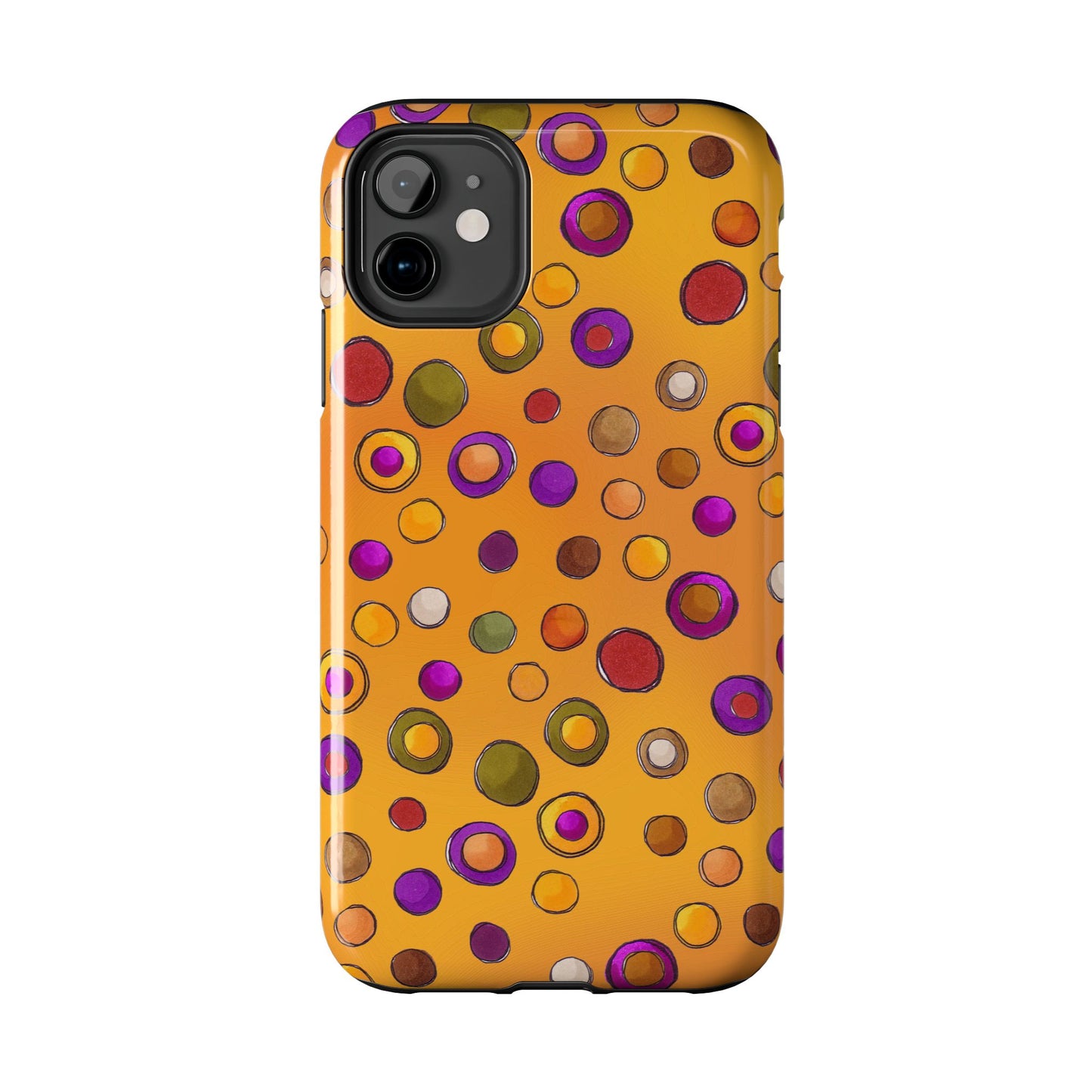 Double Dot Yellow Phone Case
