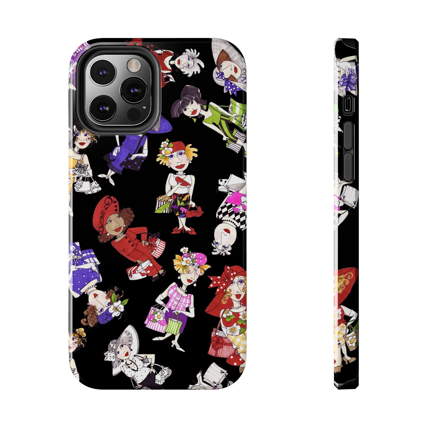 Gone Shopping Tossed Black Phone Case