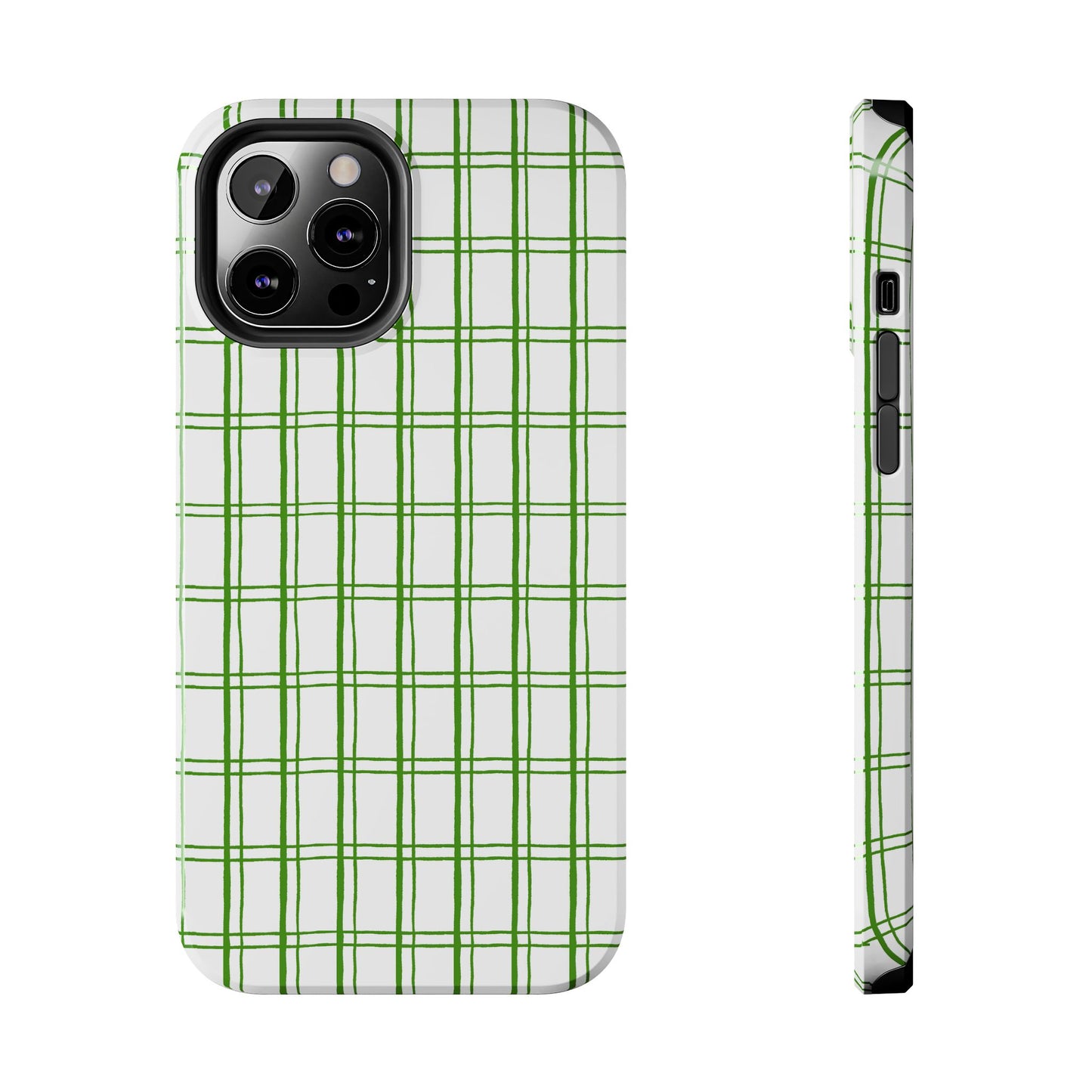 Kitchen Plaid White / Green Phone Case