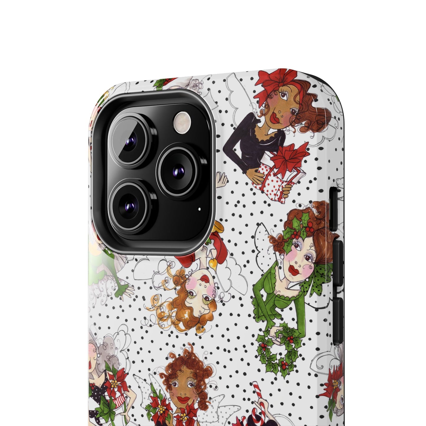 Fairy Toss White / Black Phone Case