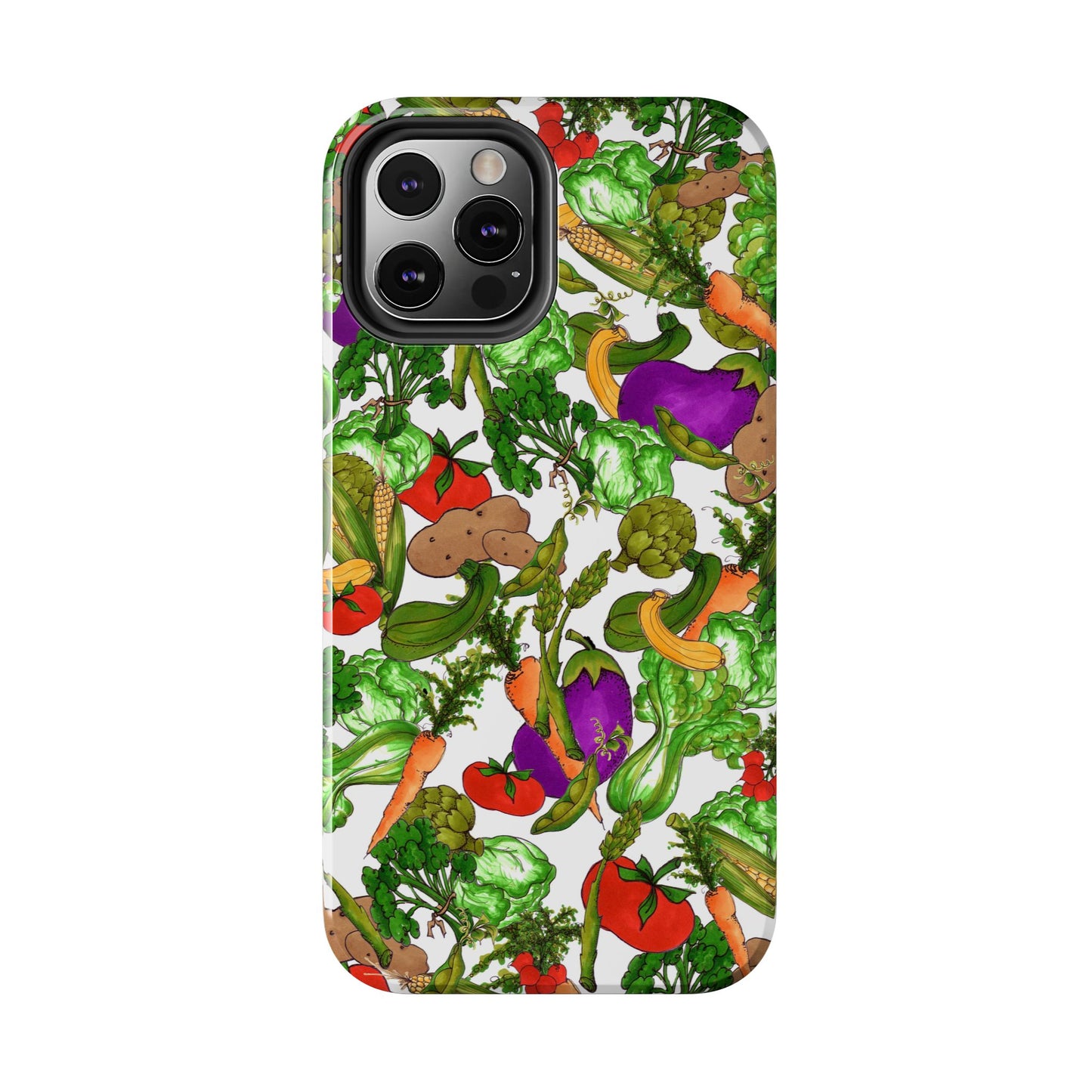Veggie Jungle White Phone Case