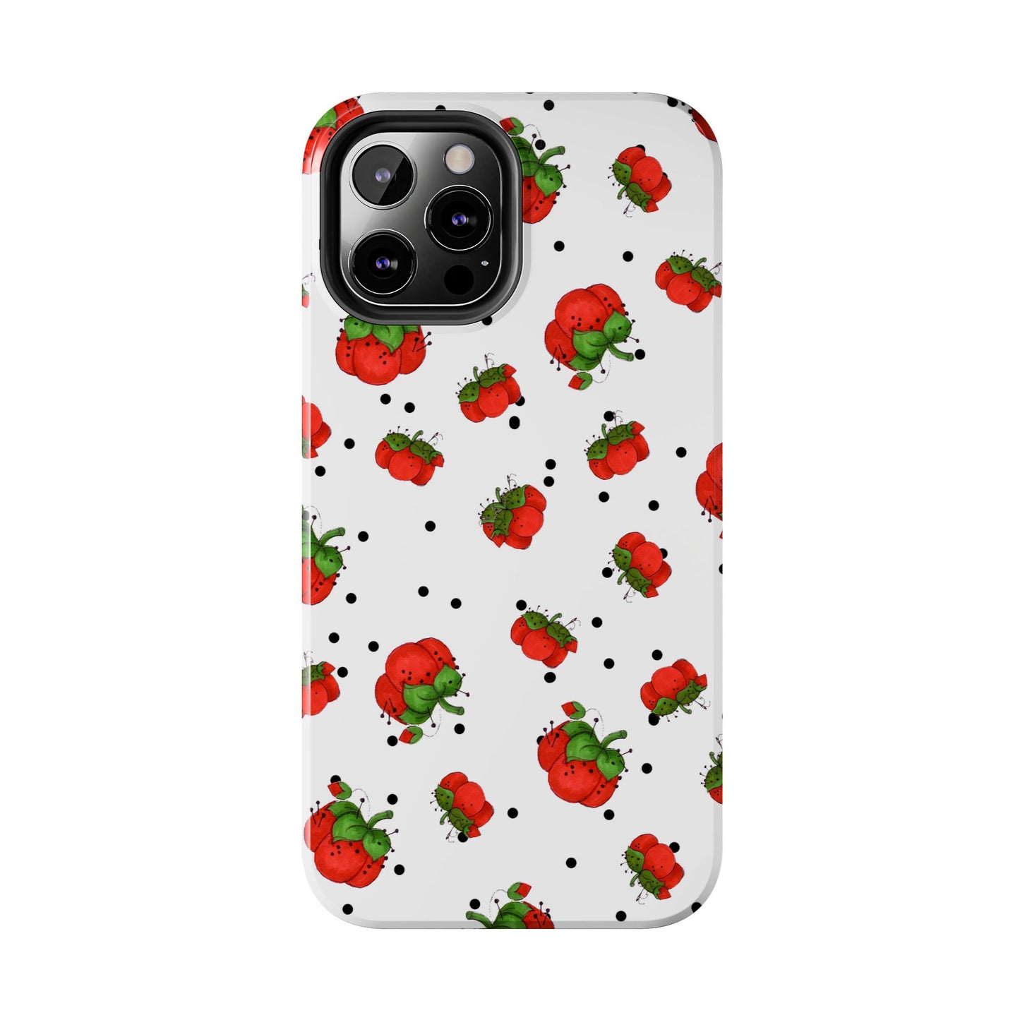 Pin Dots White Phone Case