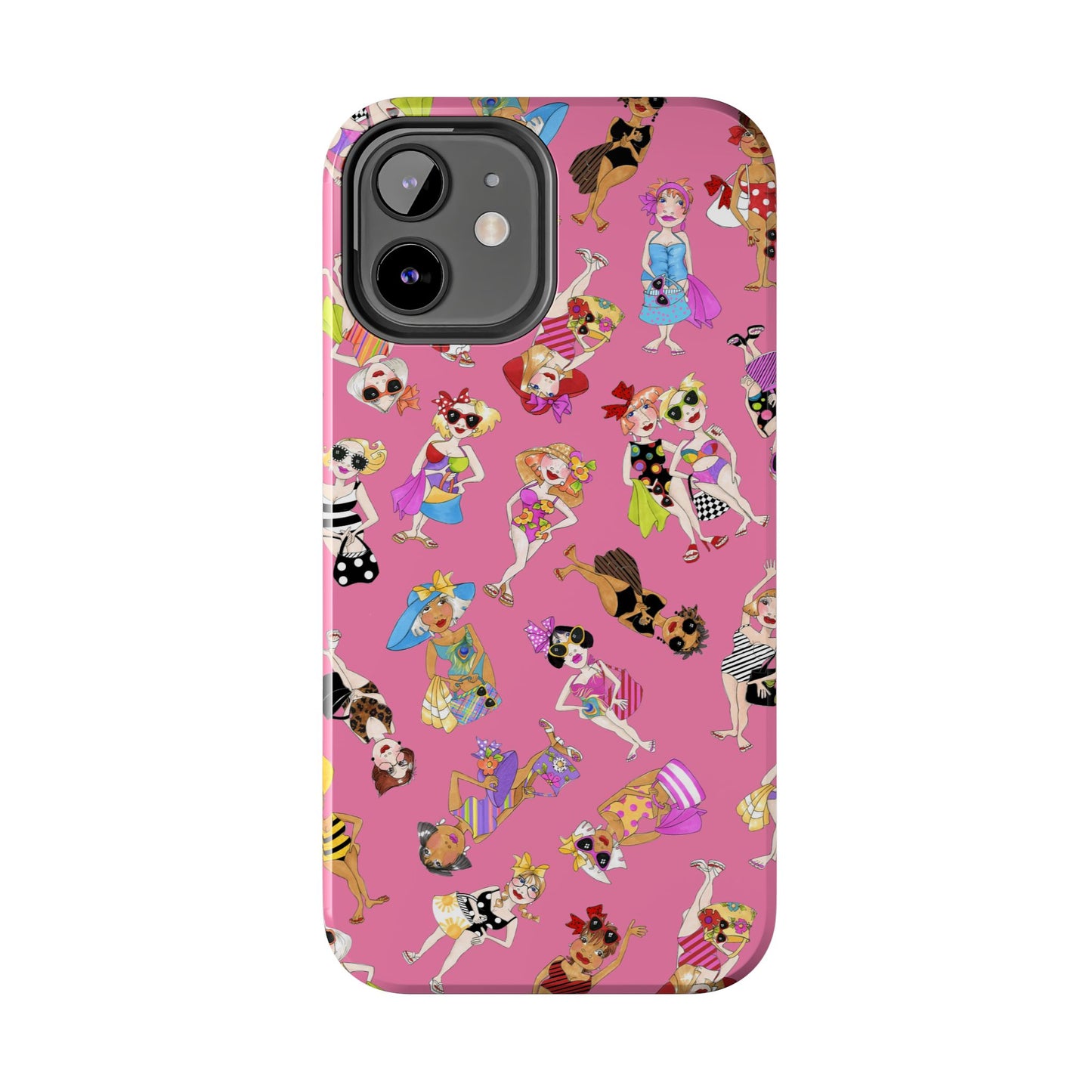 Tossed Beauties Pink Phone Case
