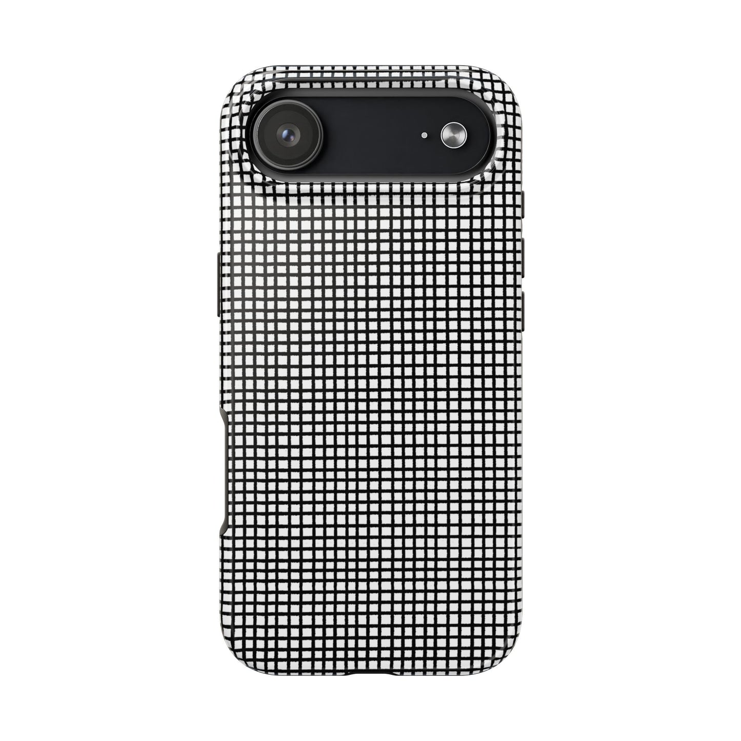 Chipper Check Black Phone Case