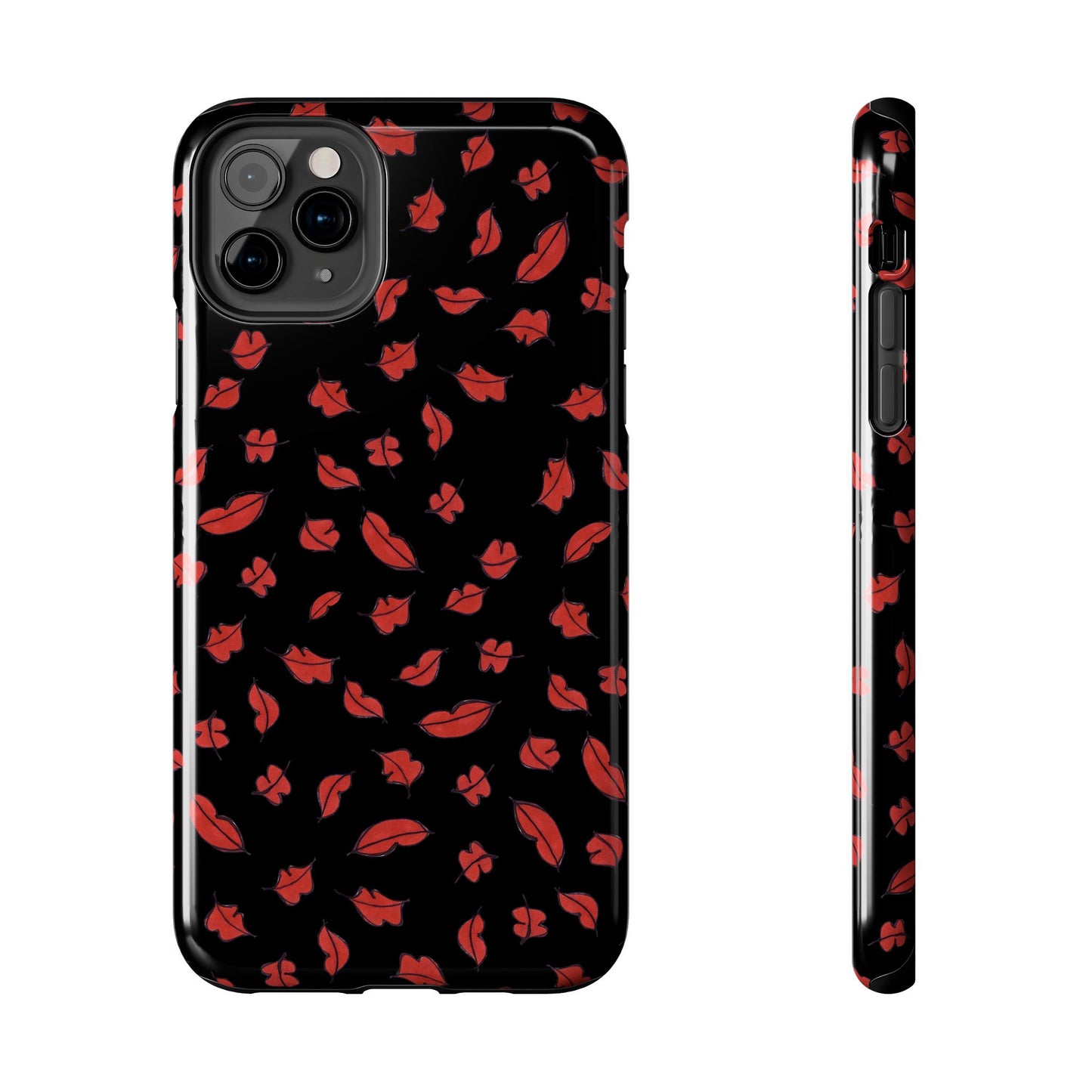 Autumn Lips Black Phone Case