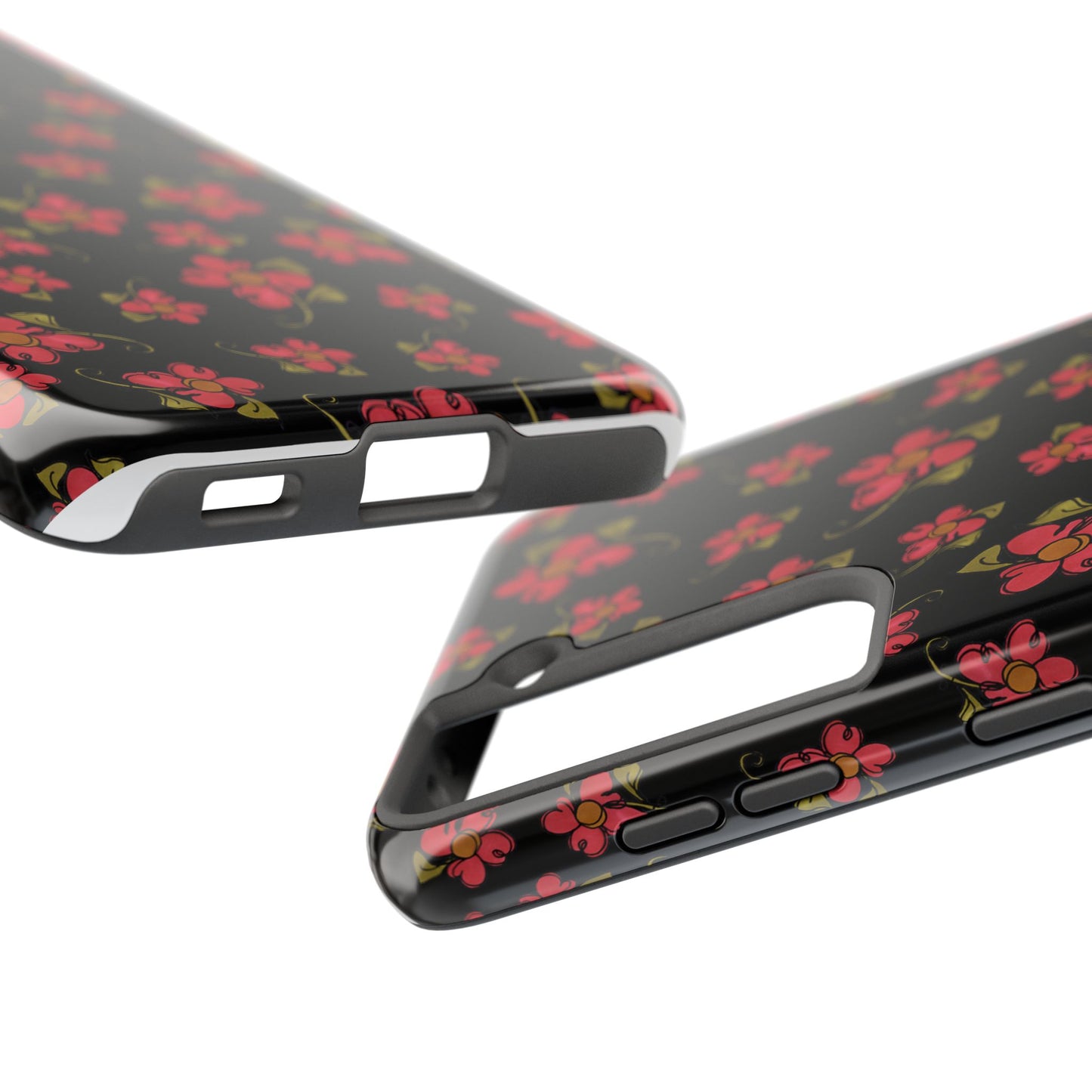 Daisy Caper Black Phone Case