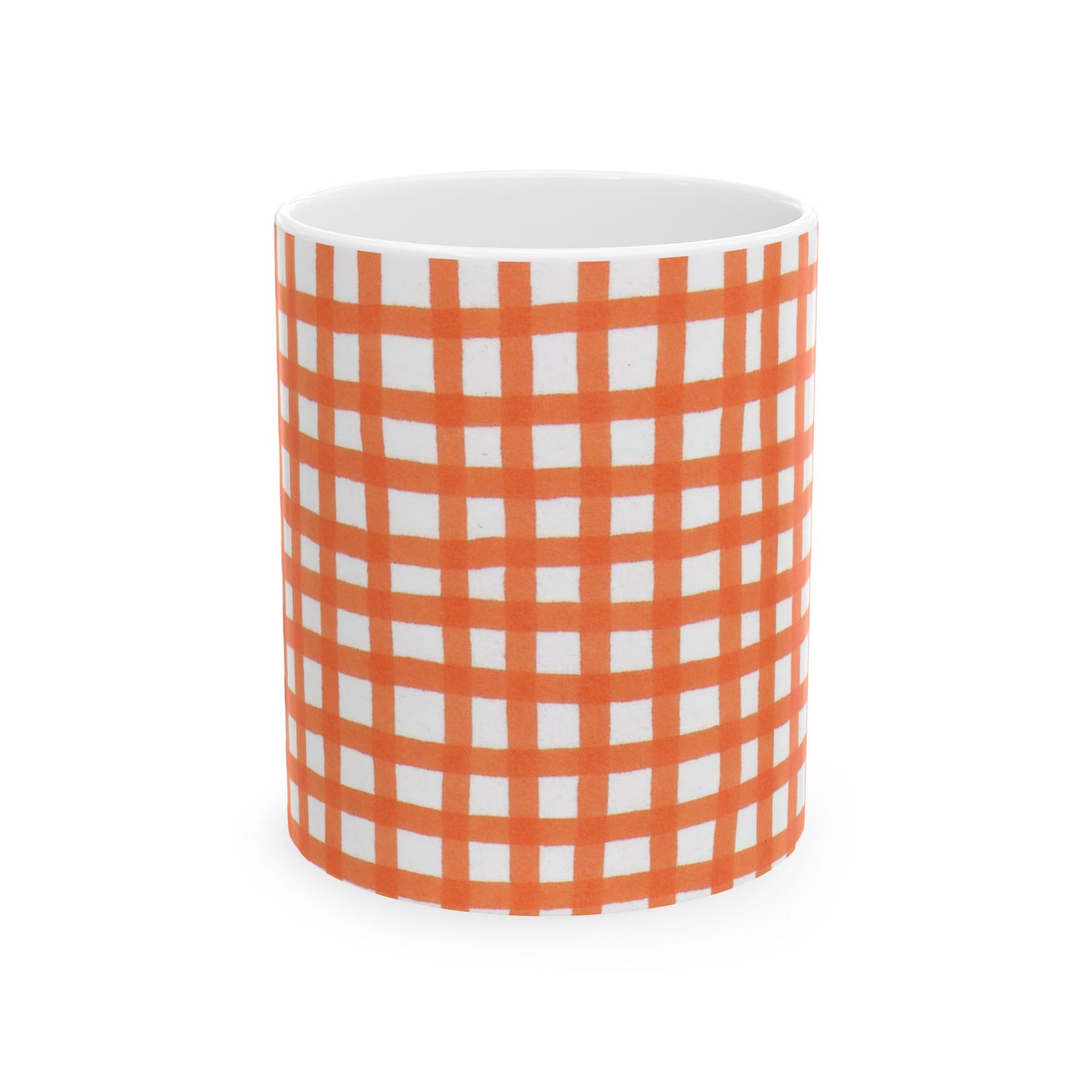 Chipper Check Orange Cup