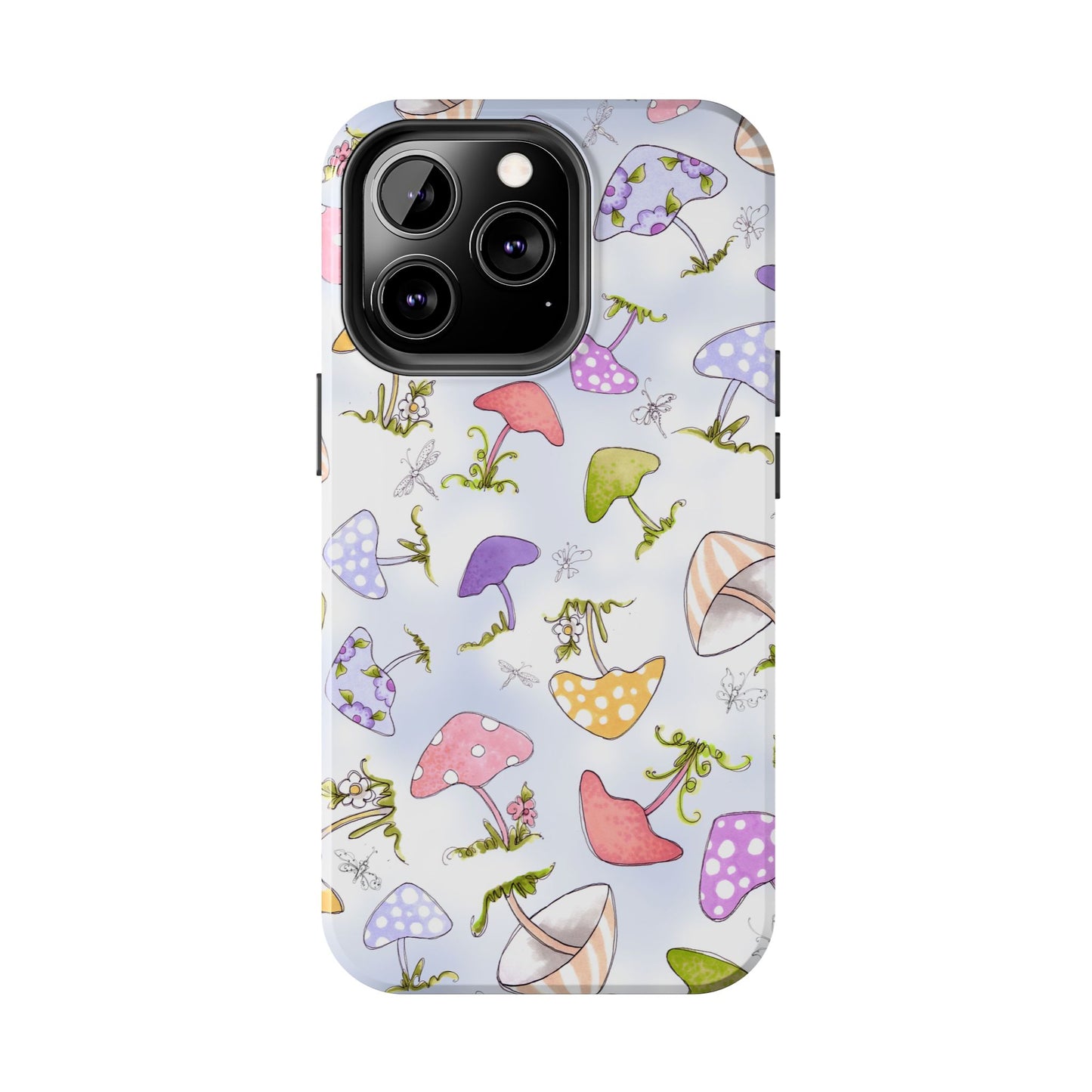Mushroom Toss Blue Phone Case