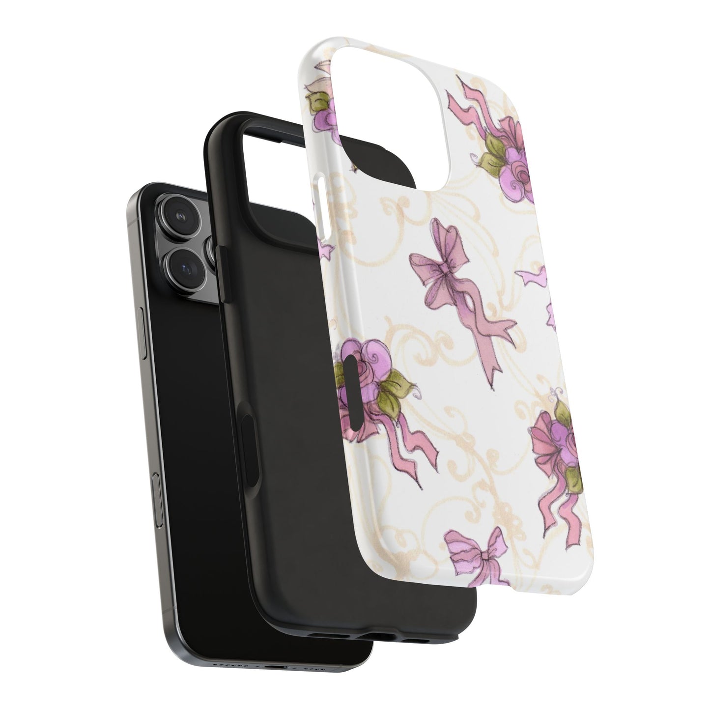 Flower Model Bow Flowers Phone Case