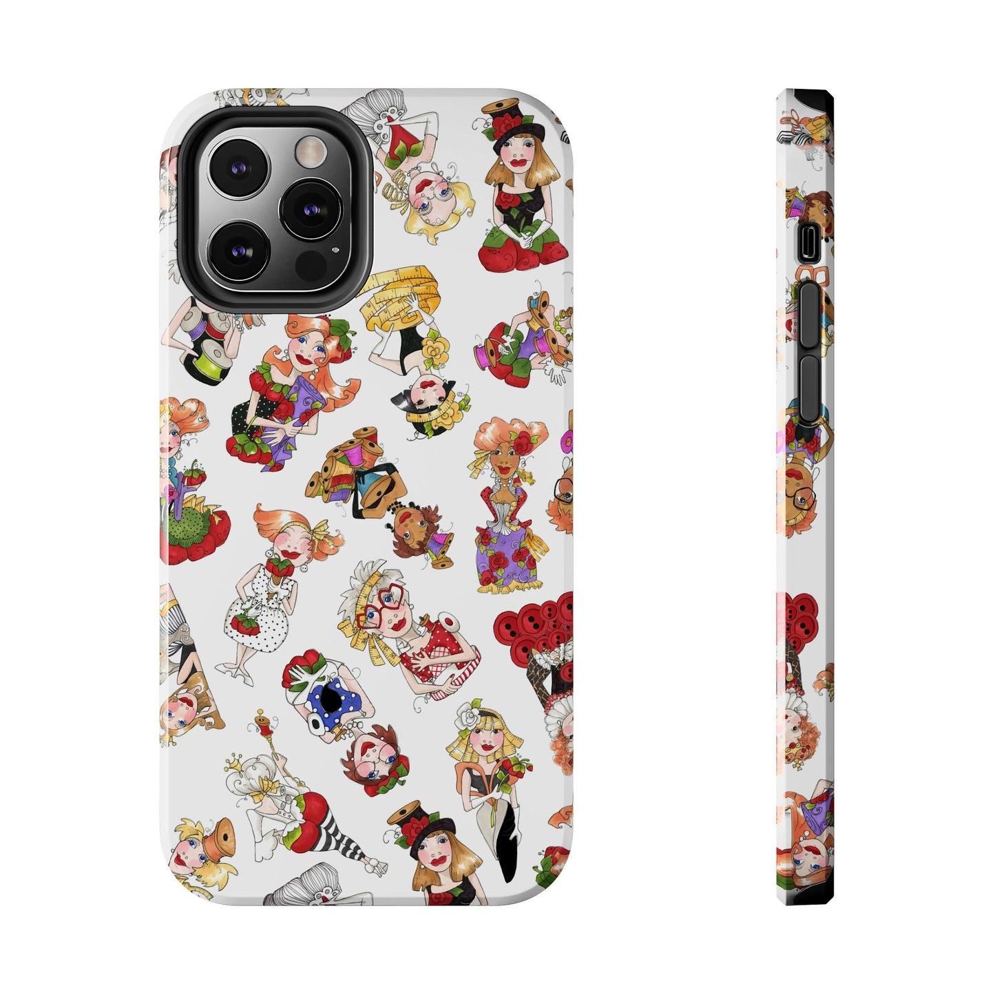 Curious Toss White Phone Case