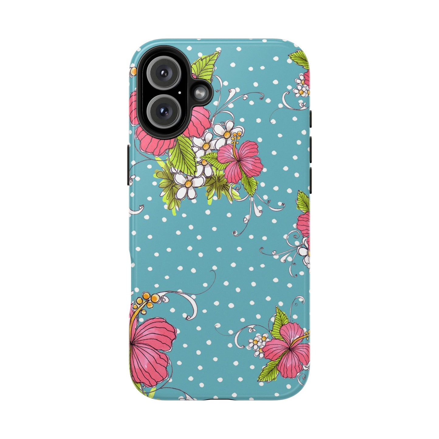 Lady Luau Turquoise Phone Case